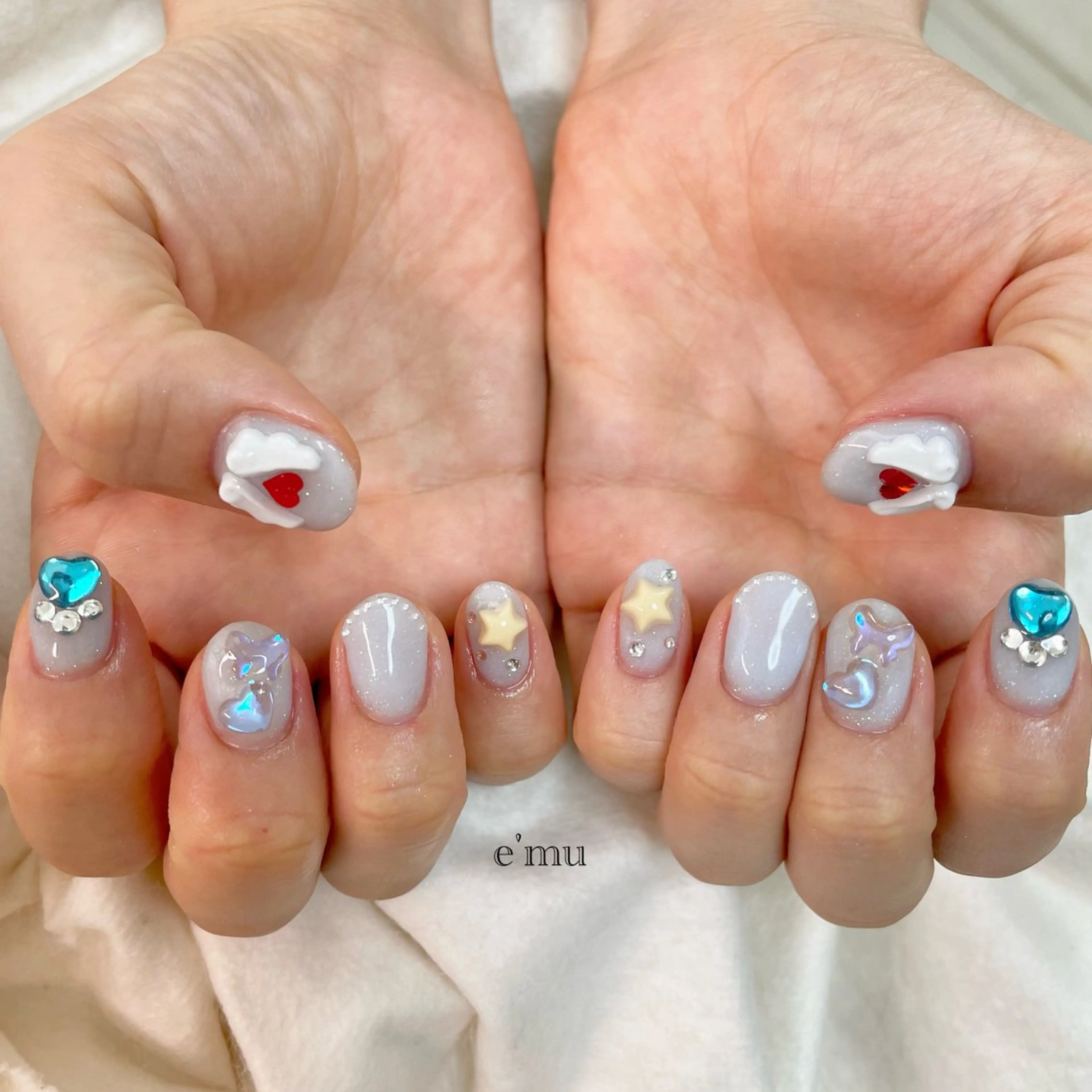 ネイル ハンドネイル nail salon e'mu💐のネイルデザイン