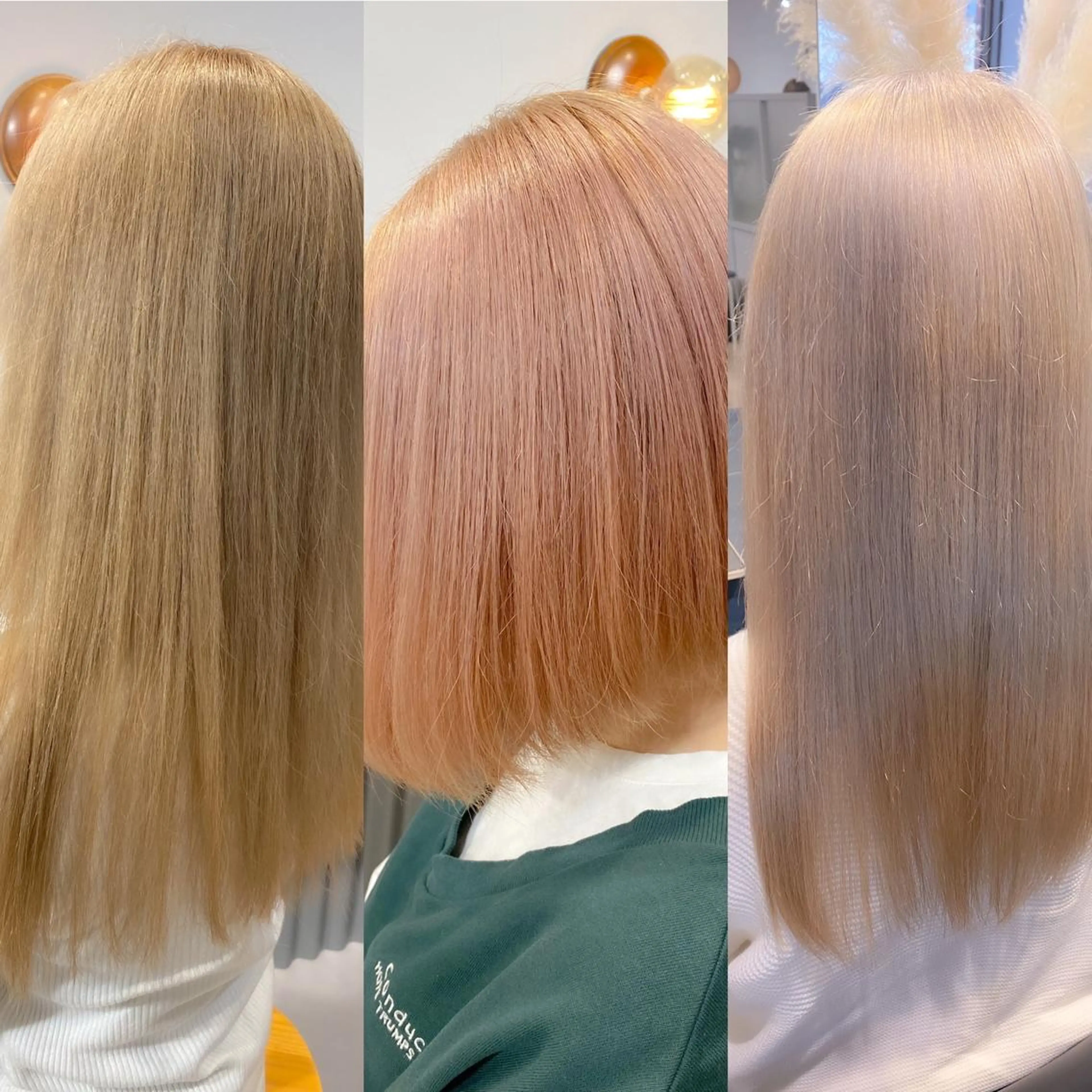 ショート カラー バレイヤージュ ブリーチ 透明感カラー デザインカラー ダブルカラー カット ヘアカラー パーマ 縮毛矯正 トリートメント 💖ハイライト/ハイ トーン💖MIKIのヘアスタイル