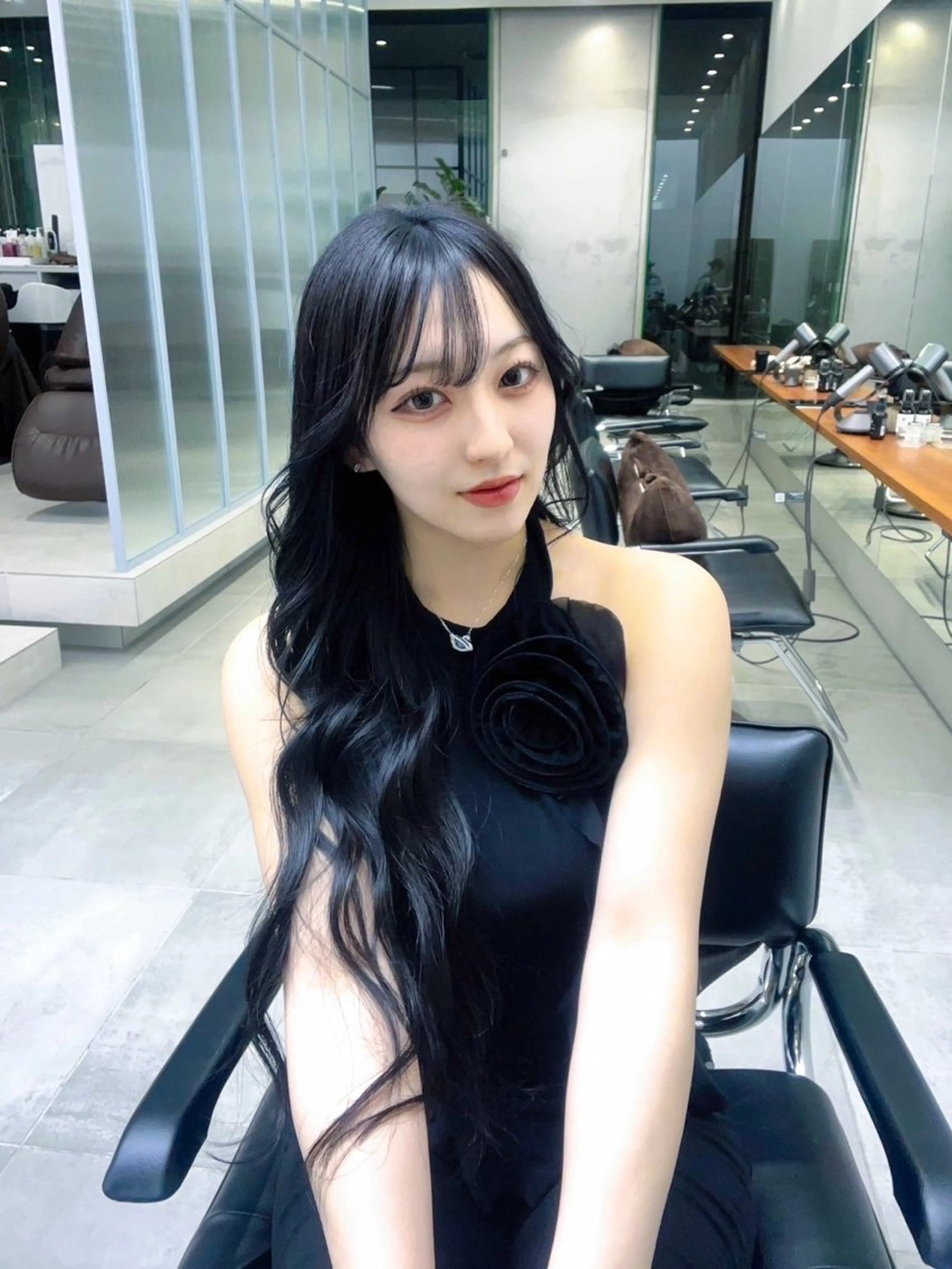 ロング カラー ヘアカラー ひかり／ショート ／似合わせカットのヘアスタイル