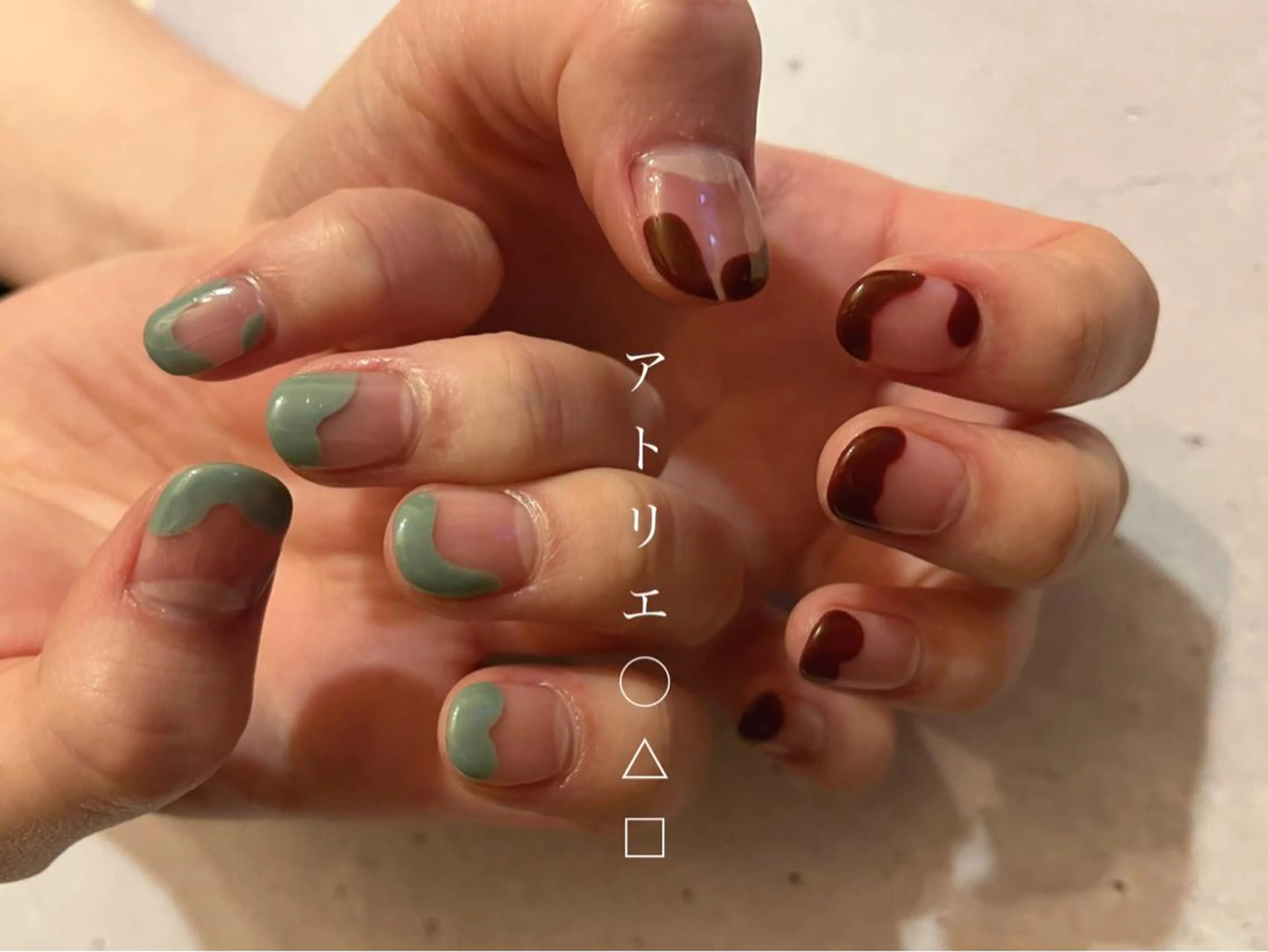 ネイル ハンドネイル アトリエ ○△□のネイルデザイン