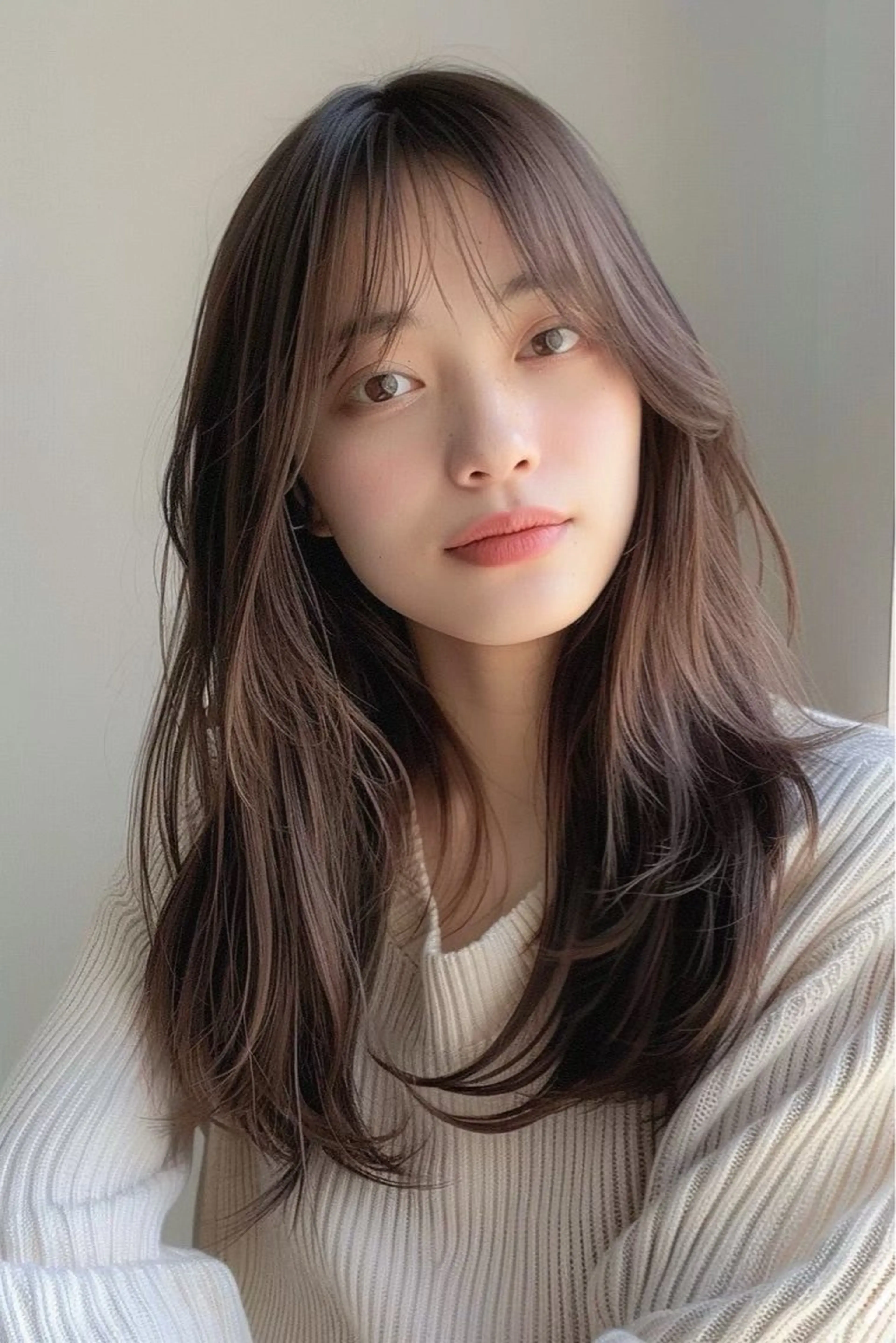 ロング カラー カット ヘアカラー トリートメント 最新ケアカラー 髪質改善YUTOのヘアスタイル