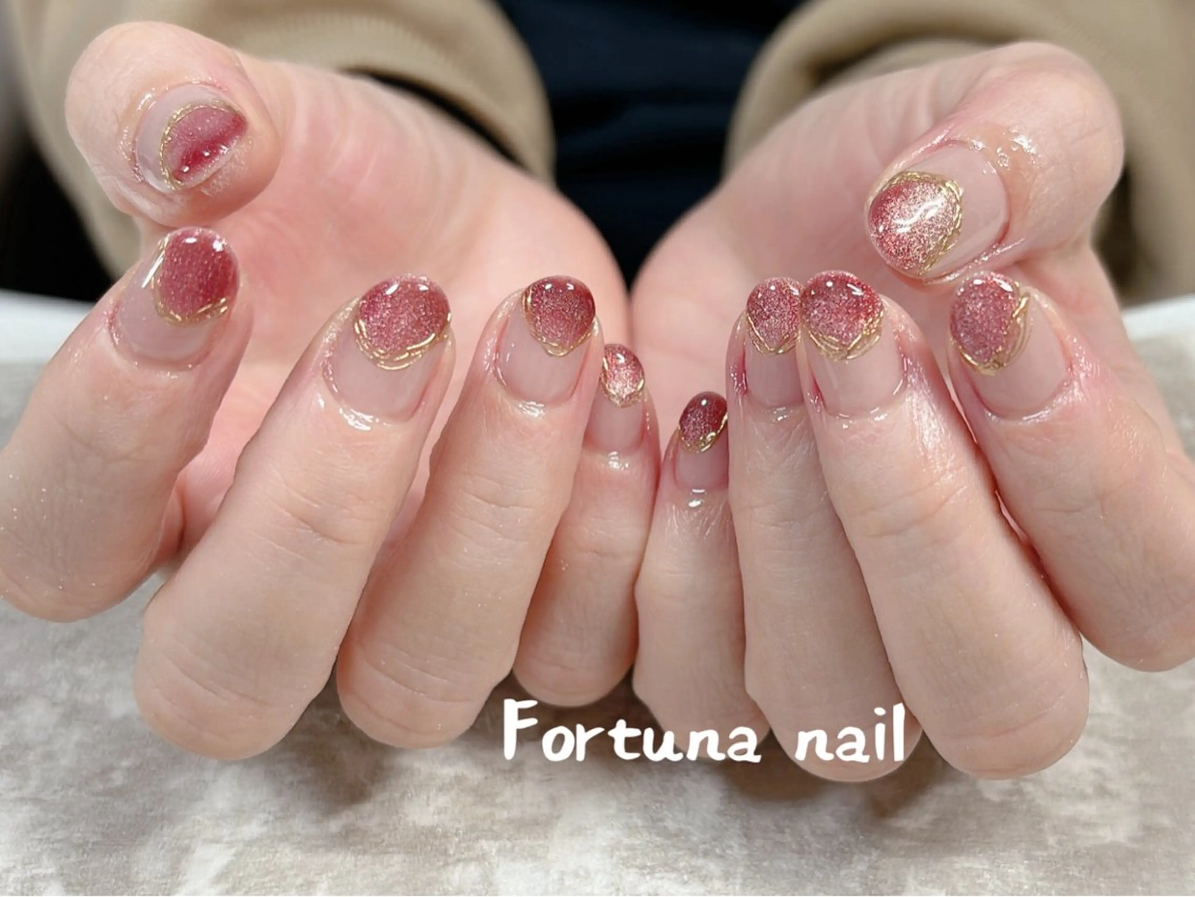 ネイル ハンドネイル Nail •Head スパFortunaのネイルデザイン