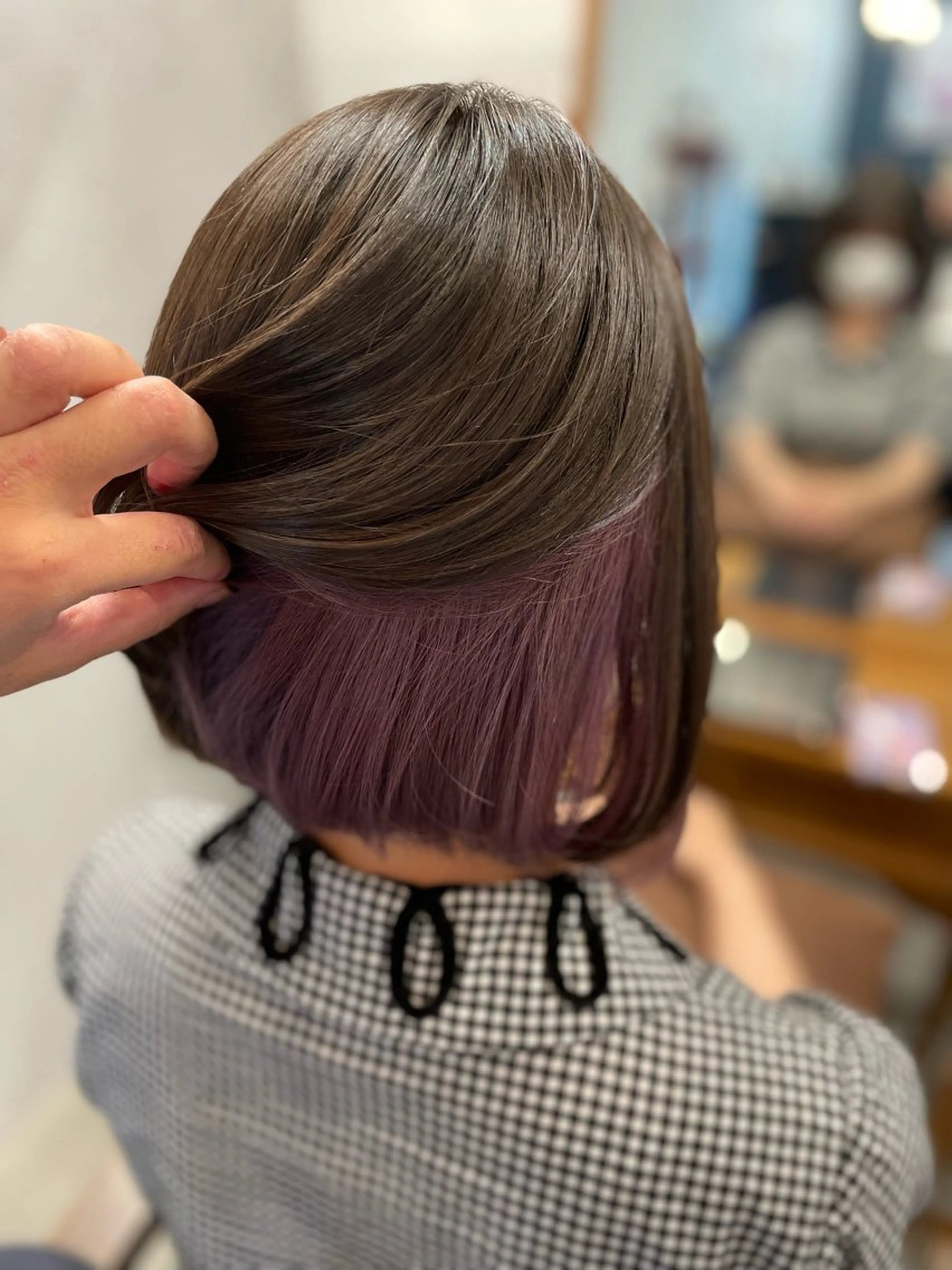 ミディアム カラー 髪質改善カラー🫧 西岡 有希のヘアスタイル