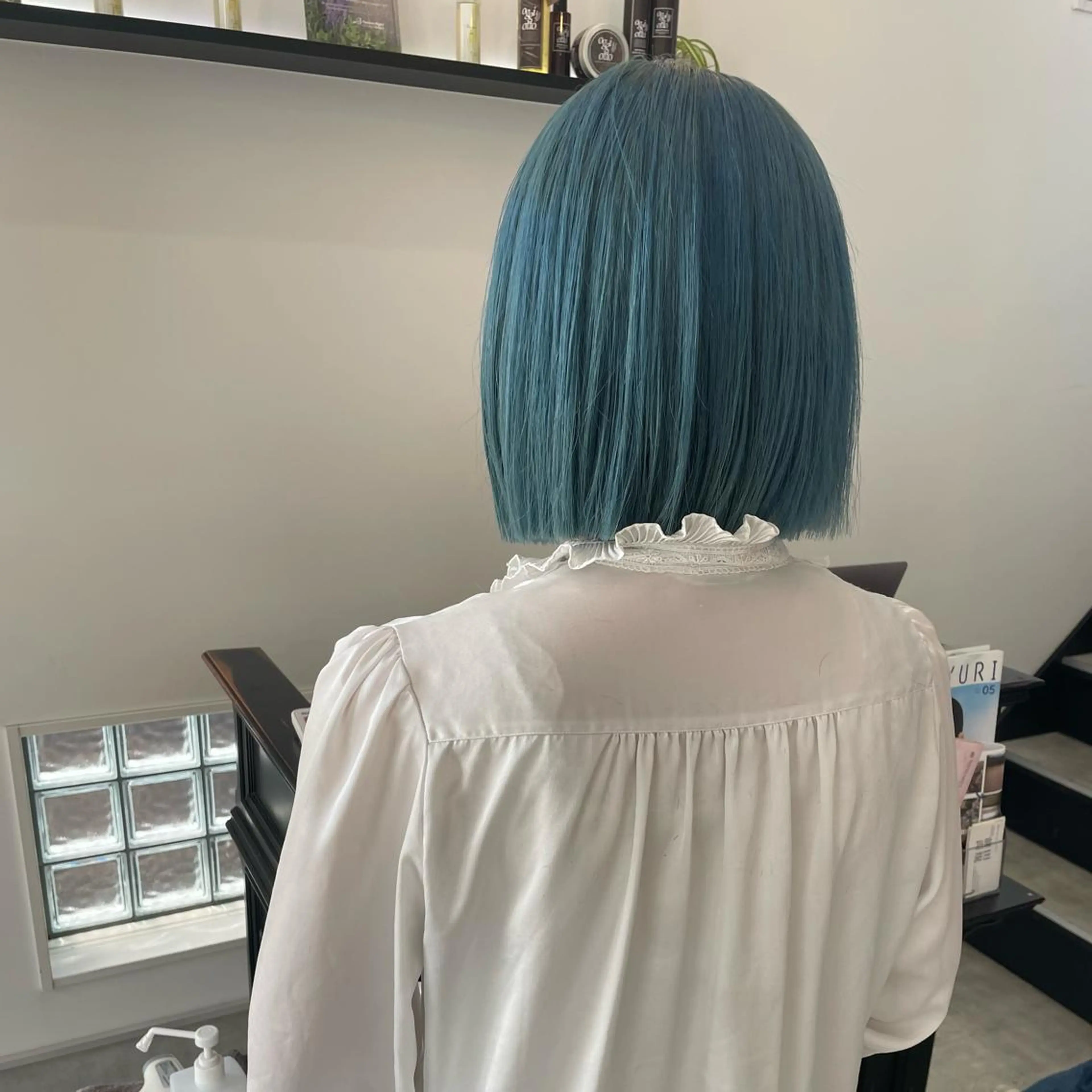 ショート ヘアカラー トリートメント 河内 元伸のヘアスタイル