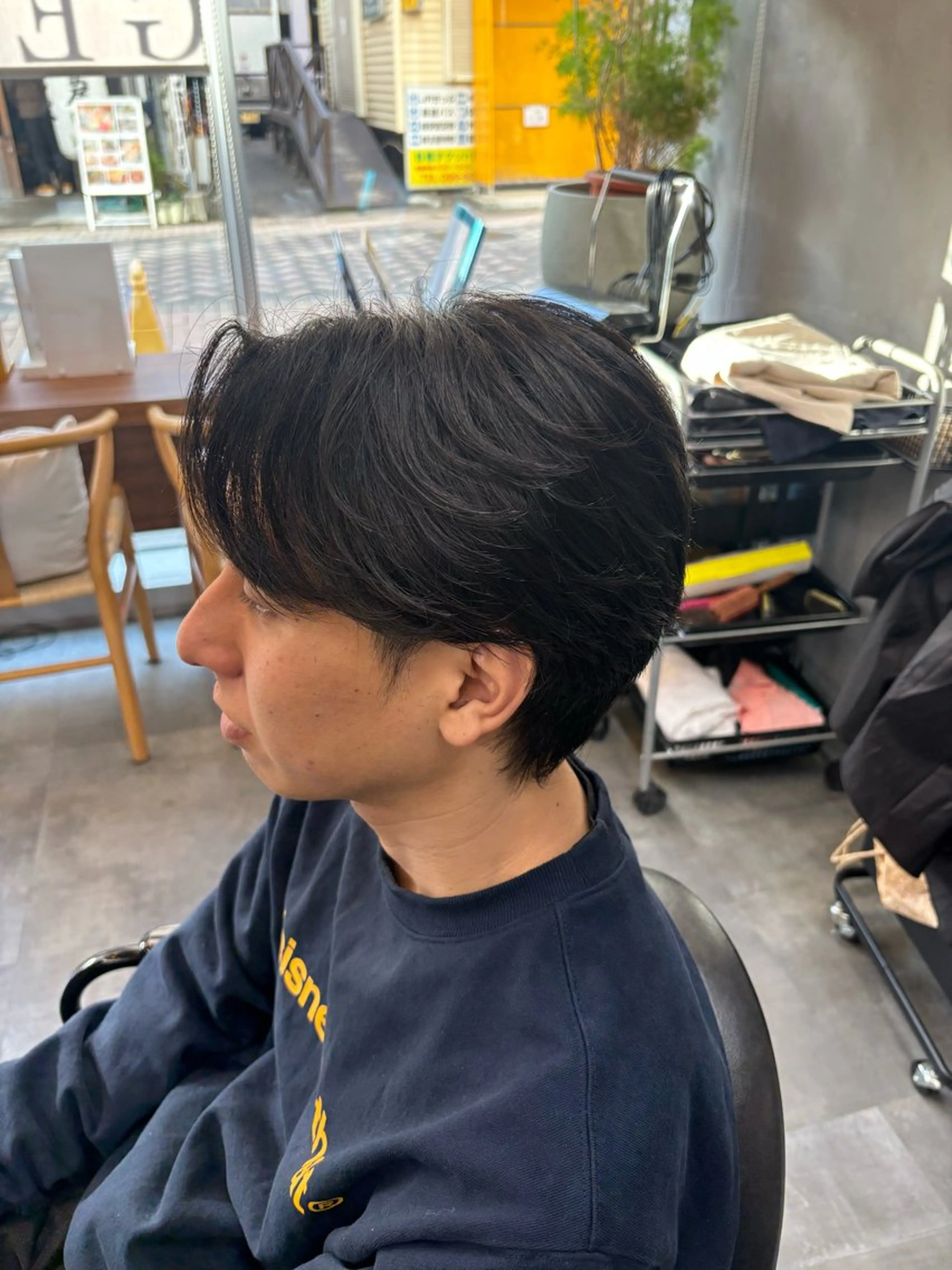 ショート メンズ カット パーマ 鹿児島 TSUBASAのヘアスタイル