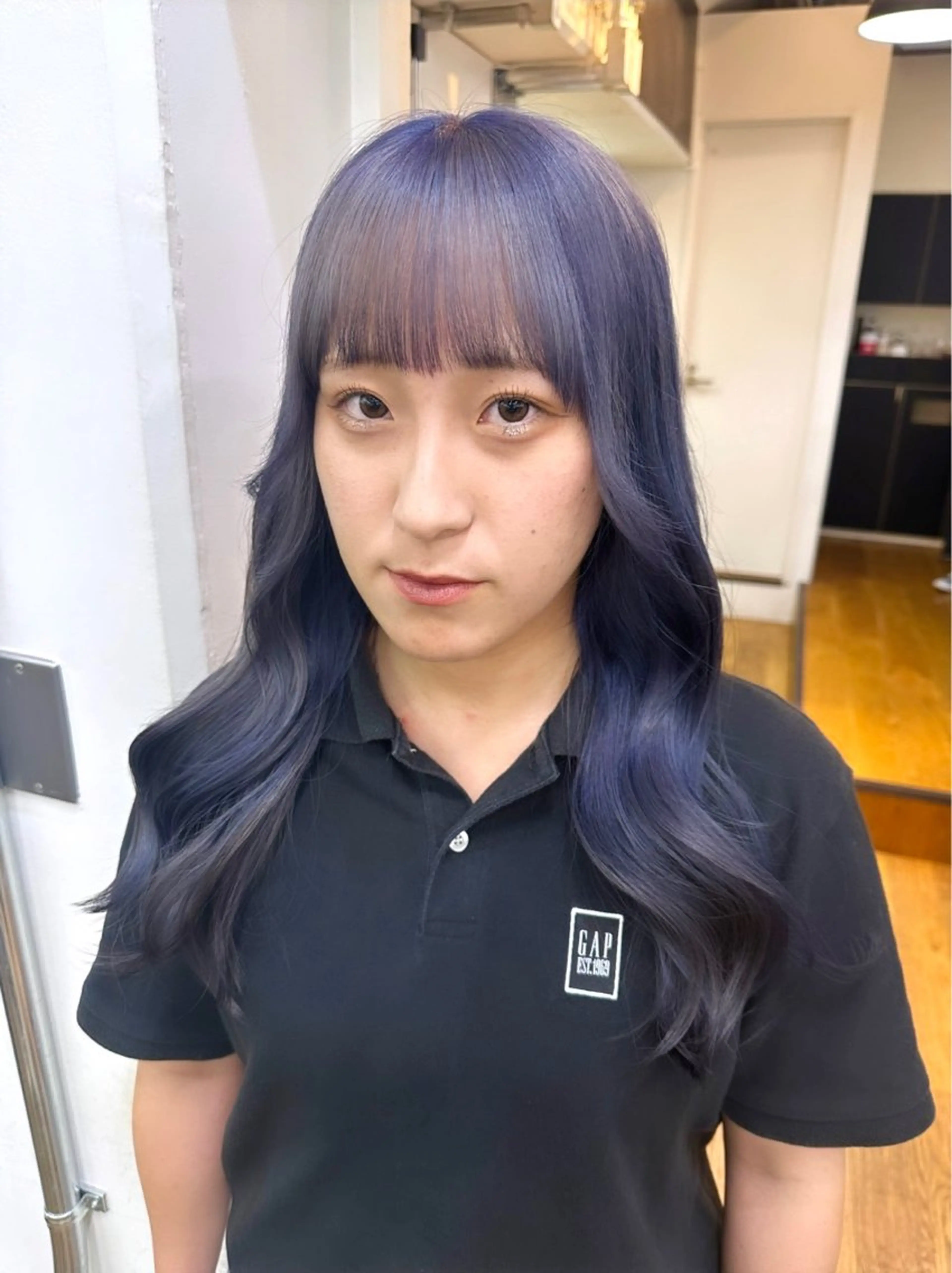 ロング カット ヘアカラー トリートメント Hana ハイトーン🕯🩰のヘアスタイル