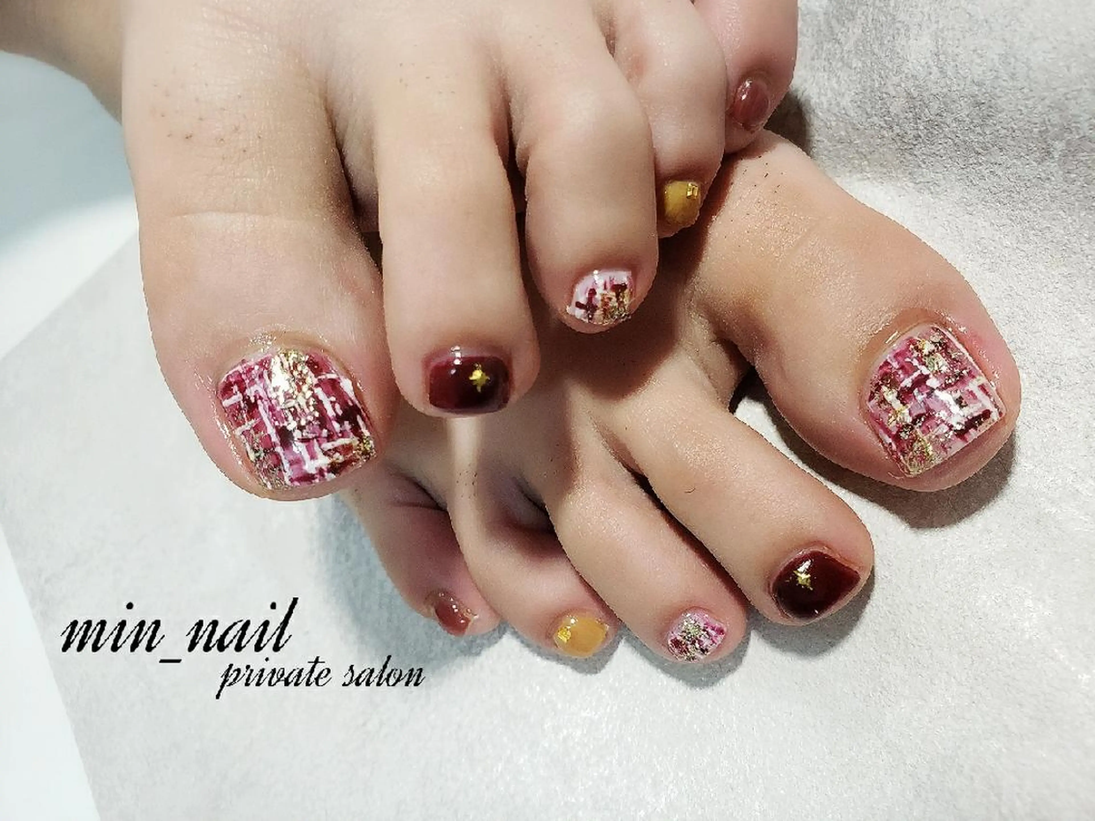 ネイル フットネイル プライベートサロン lienのネイルデザイン