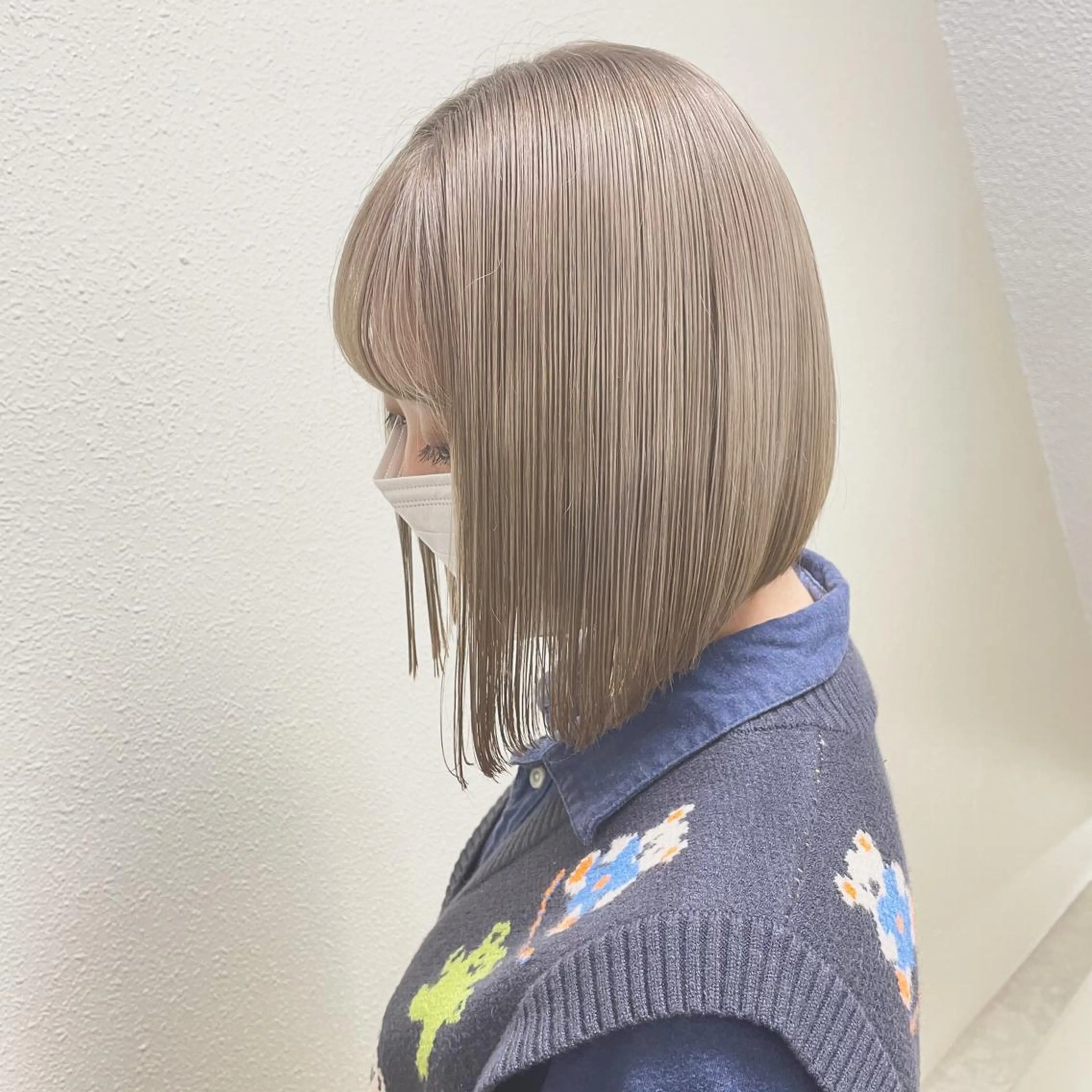 ミディアム カラー パーマ ヘアアレンジ メンズ キッズ ネイル マツエク・マツパ メンズバレイヤージュ メンズブリーチ メンズハイライト メンズインナーカラー メンズ韓国風 韓国ボブ/髪質改善 ニュアンス特化RYOのヘアスタイル