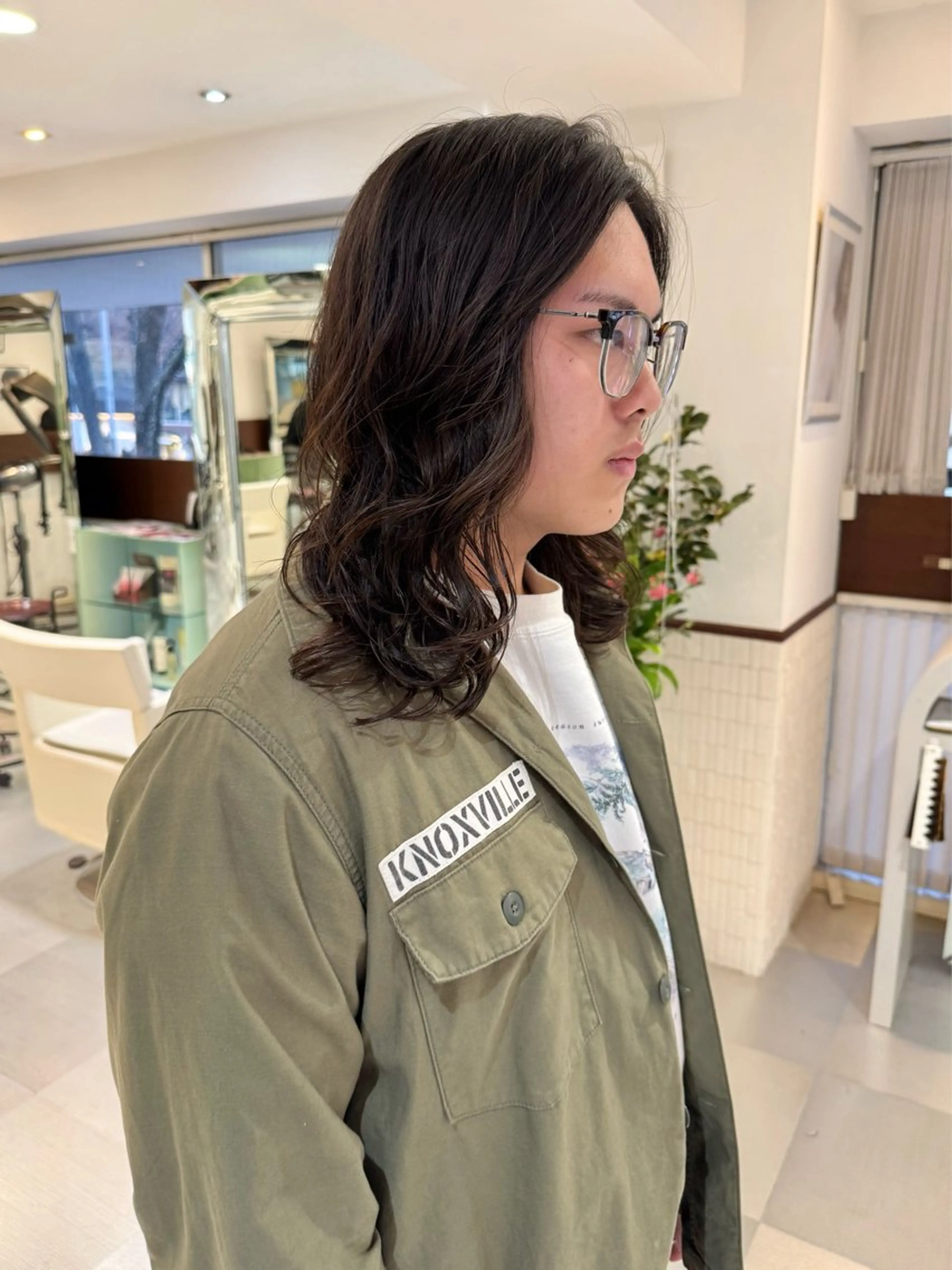 ミディアム パーマ メンズ ミディアムパーマ メンズパーマ デジタルパーマ カット パーマ トリートメント ZENKO表参道店所属・デジタルパーマ 🌀ボブ　萩原　龍のヘアスタイル