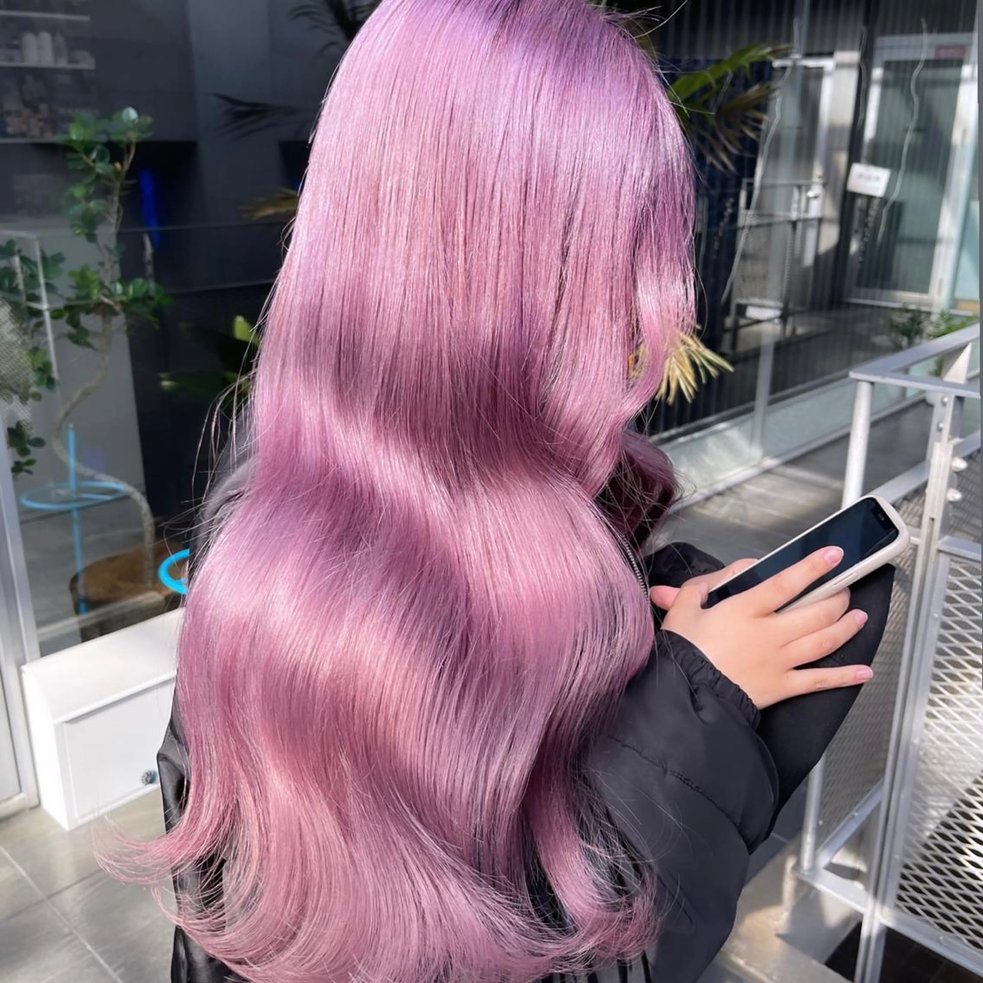 ロング Lavy kyoto所属・Lavy カラー&エクステのヘアスタイル