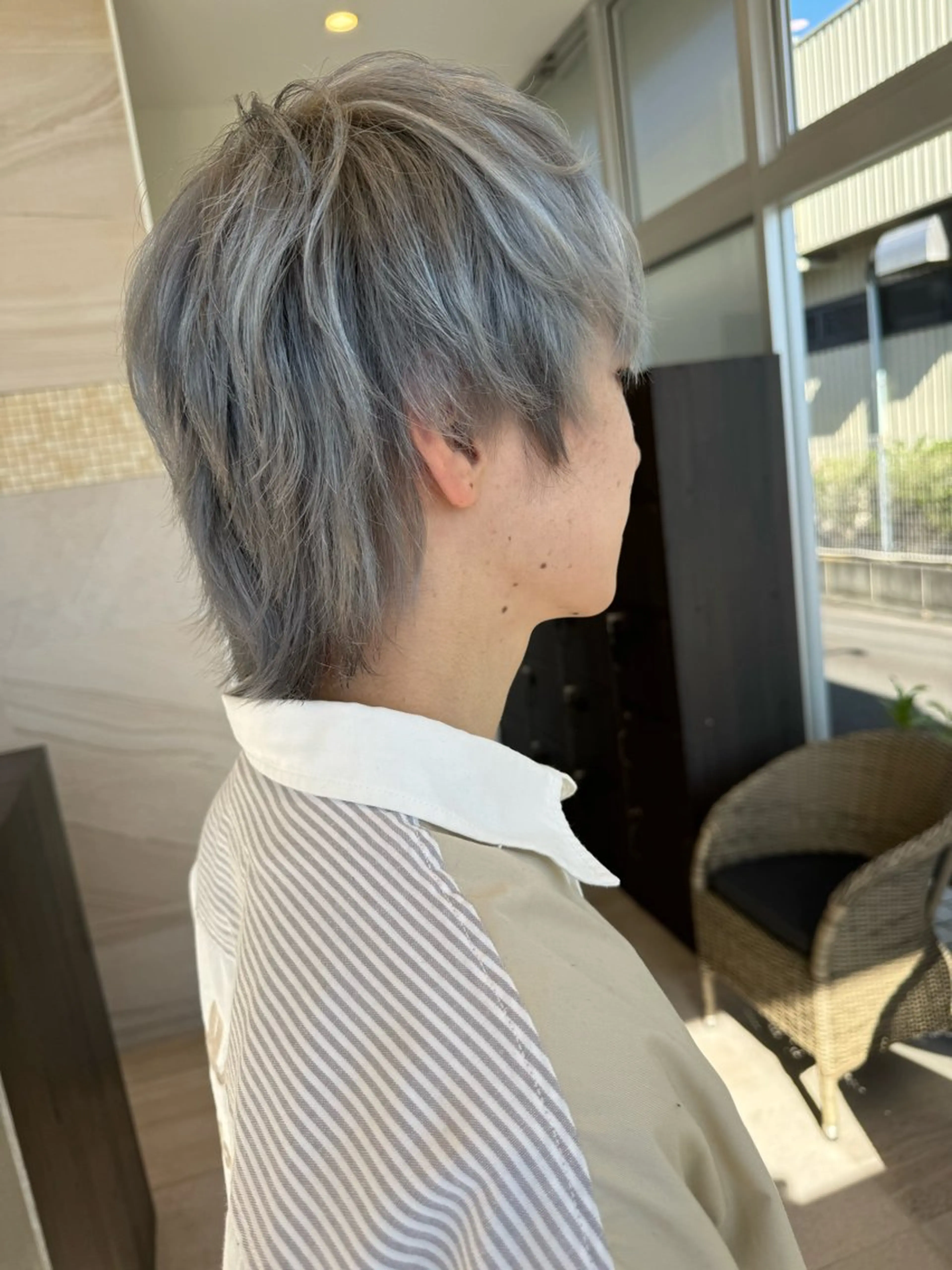 ショート カラー メンズ 松永 果菜のヘアスタイル