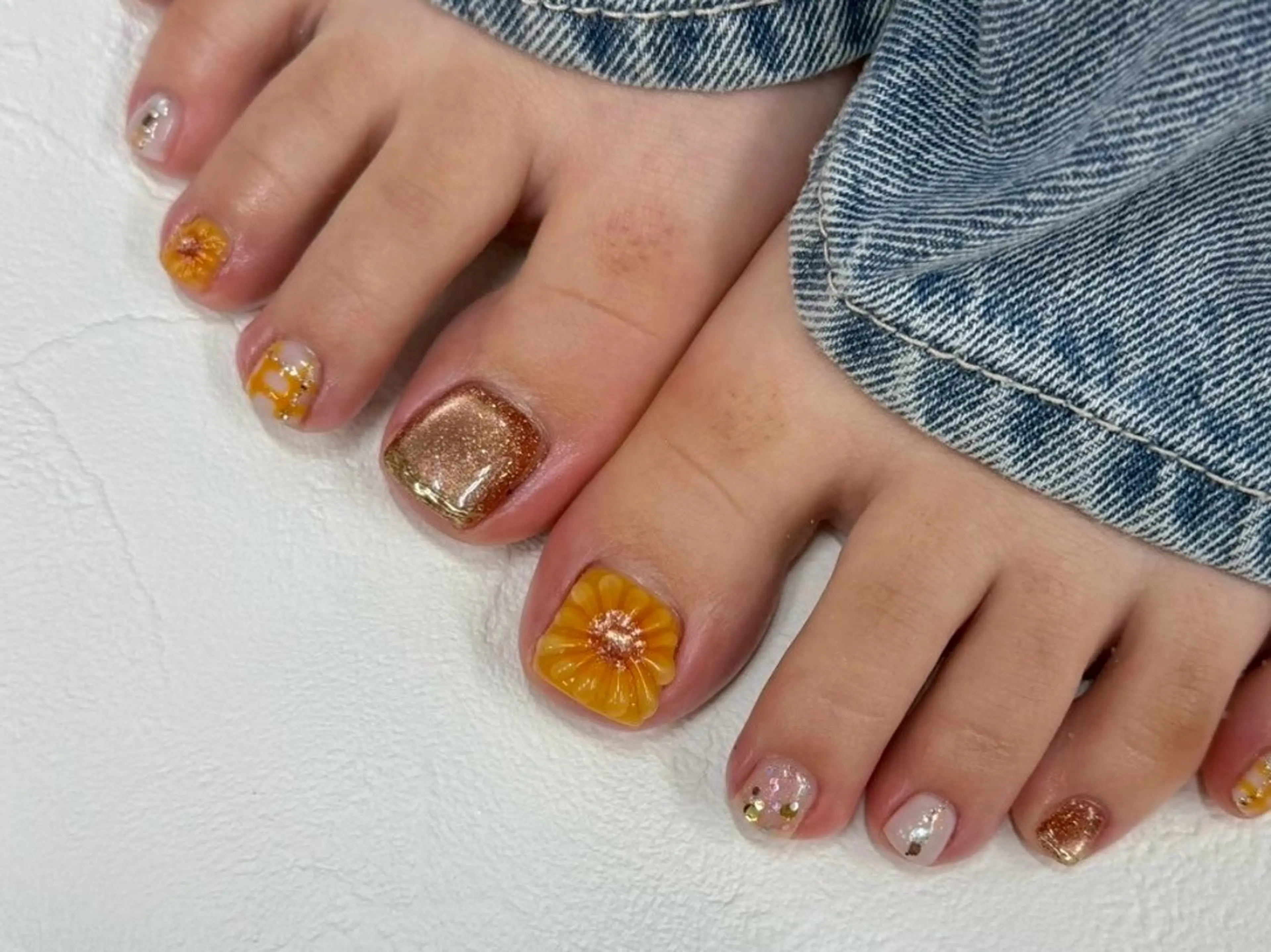 ネイル フットネイル qup nail　新宿西口店所属・qup nail Taguchiのネイルデザイン