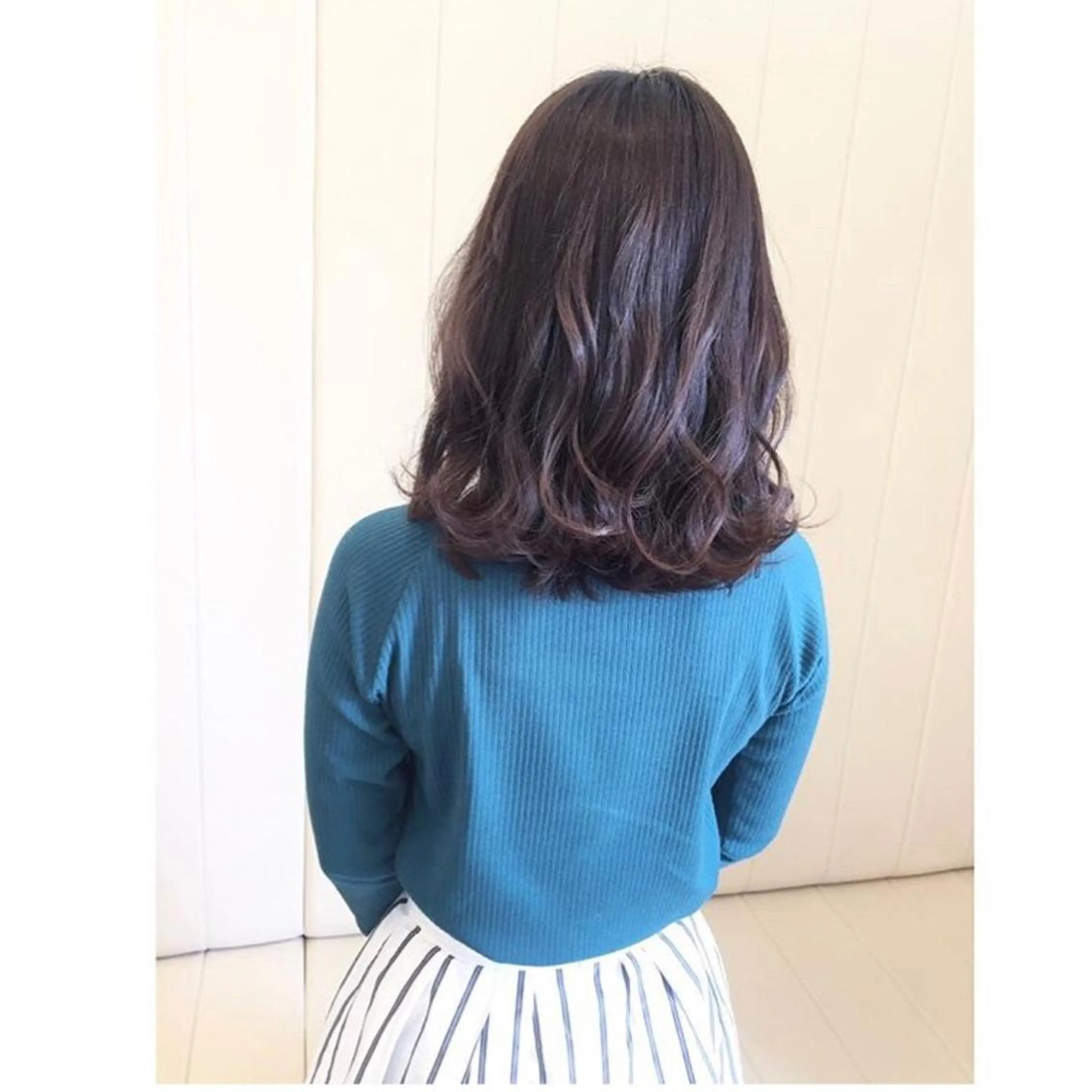 ミディアム カラー イルミナカラー ヘアカラー 高木 麻知子のヘアスタイル