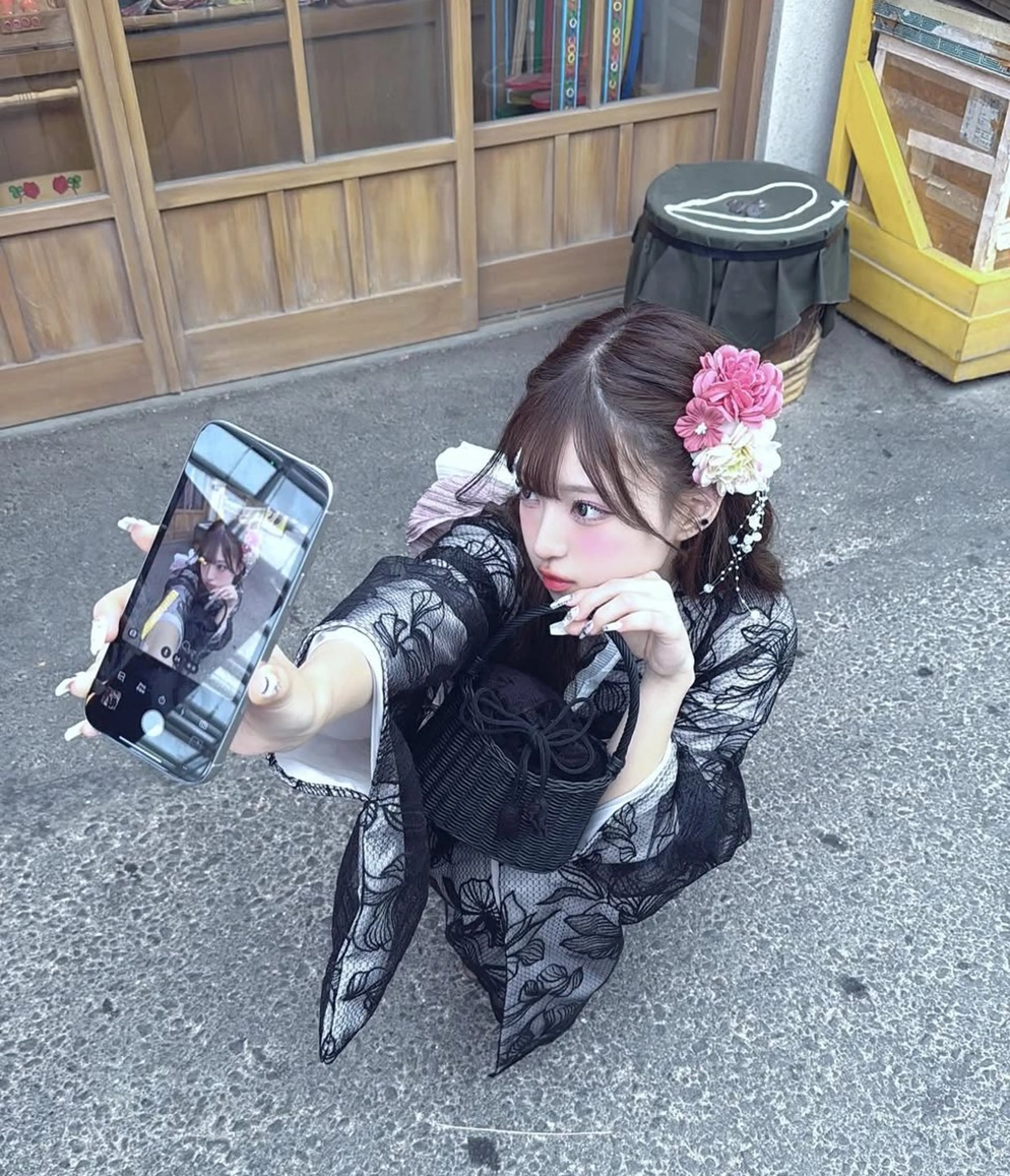 浴衣着付けの写真