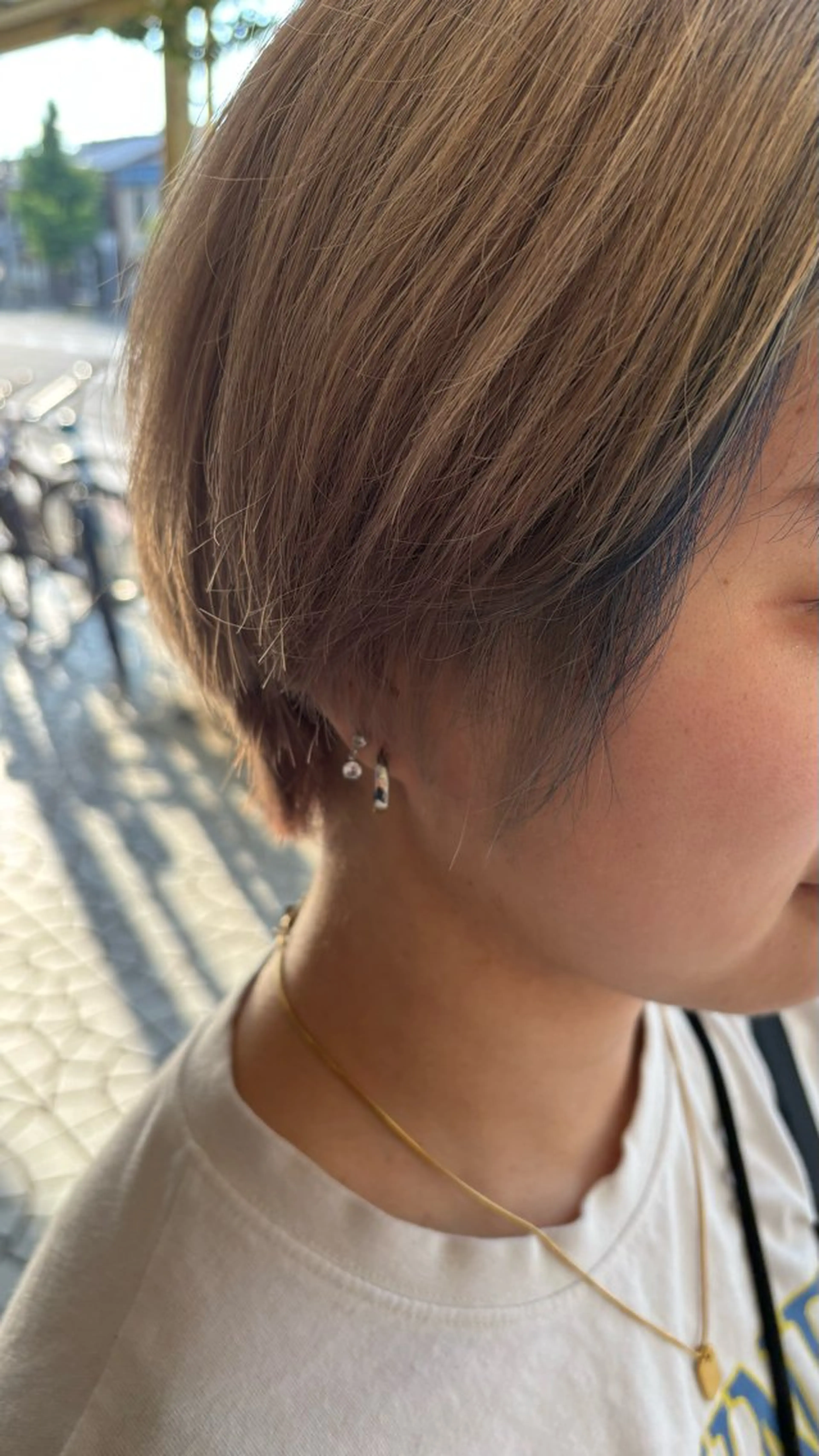 ショート ミストバング 顔周りカット カット ヘアカラー トリートメント Haute Couture Rencontrer 七条店【オートクチュール・ランコントレ】所属・スタイリスト/ えぐちりほのヘアスタイル