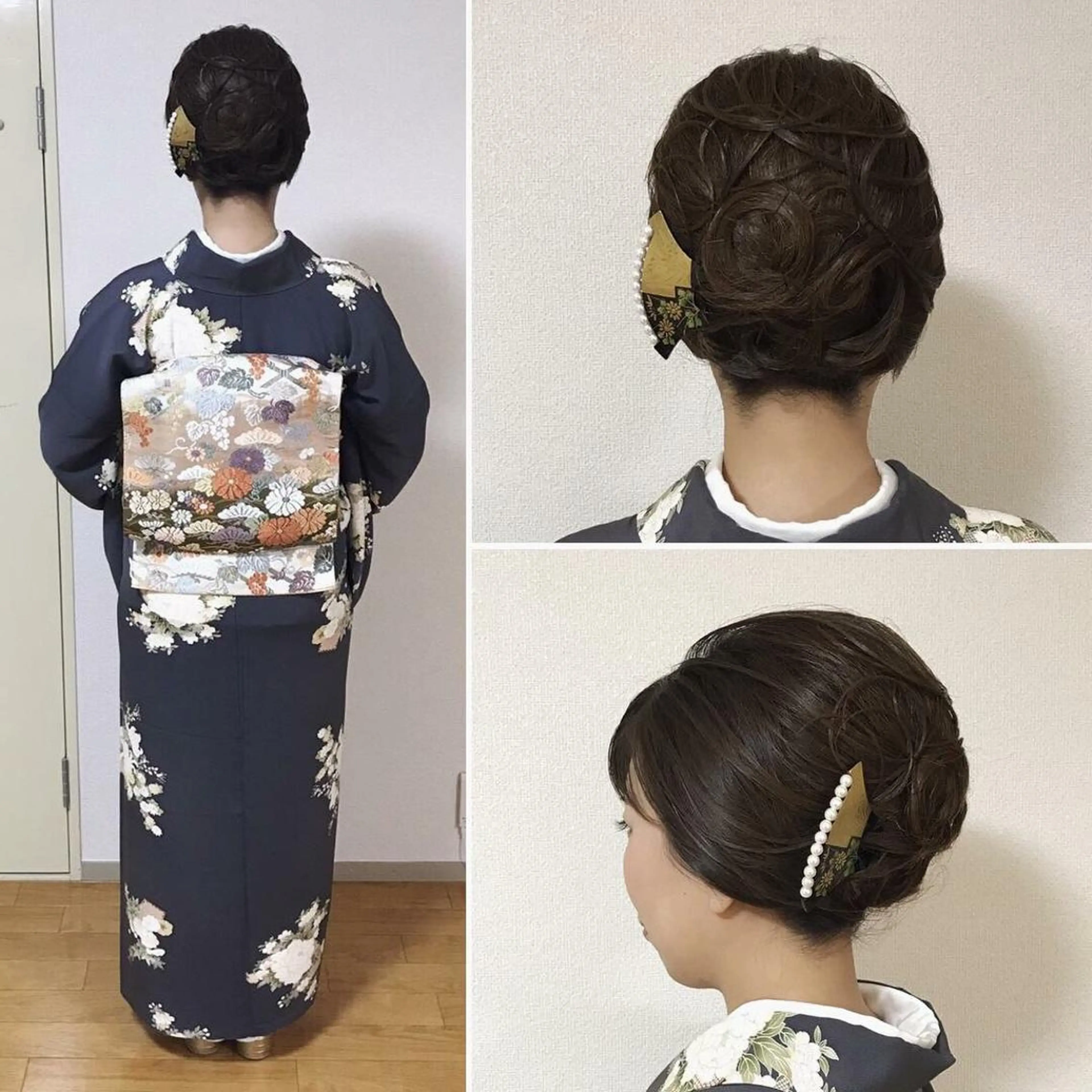 ミディアム ヘアアレンジ 着付け KANA カナのマツエク・マツパデザイン