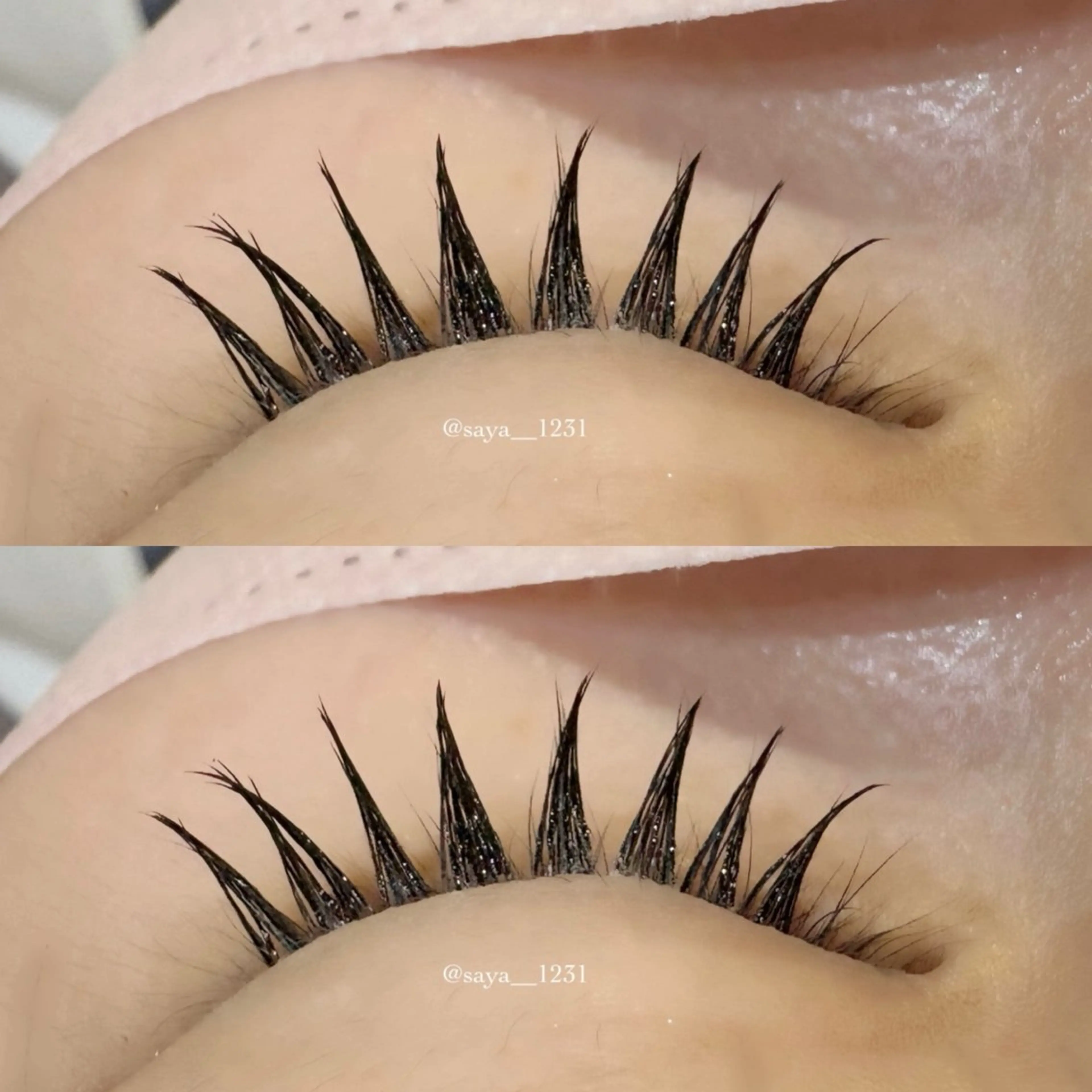 マツエク・マツパ 束感まつ毛 Cカール ナチュラル マツエク 武田 さやのマツエク・マツパデザイン