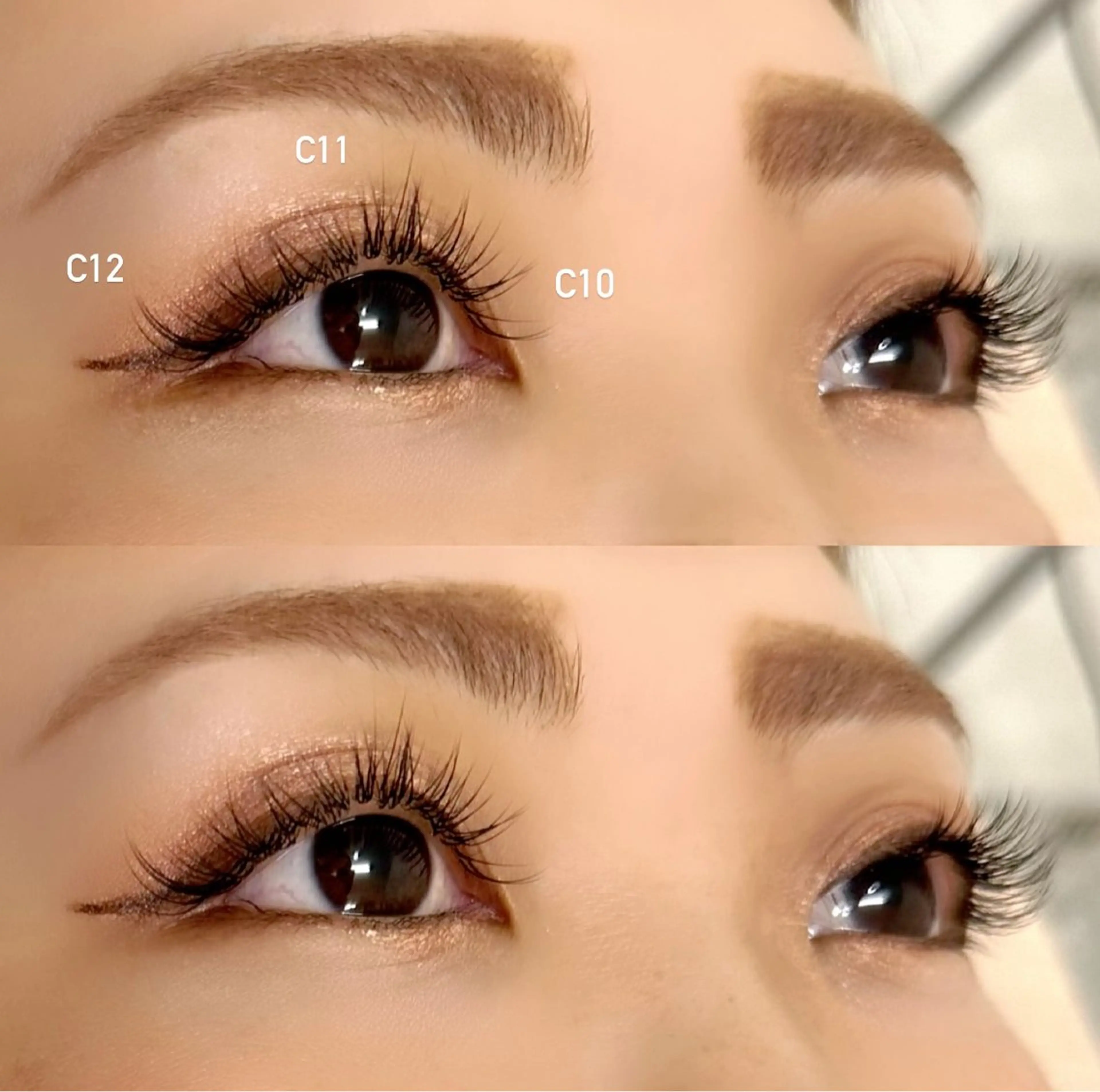 マツエク・マツパ Cカール セーブル CAFUNE 杉村のマツエク・マツパデザイン