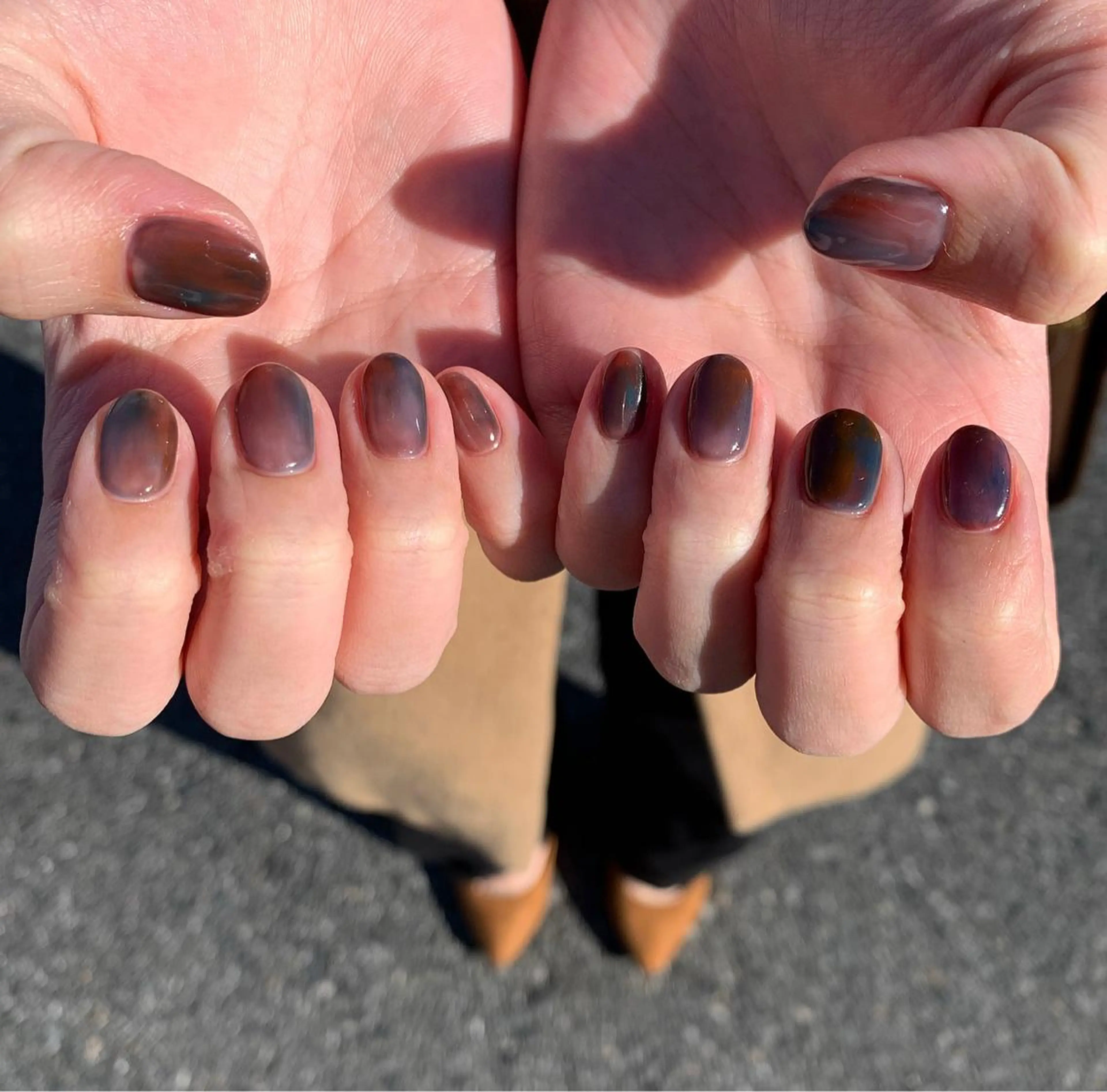 ネイル クリアネイル ハンドネイル 佐藤 穂乃香のネイルデザイン