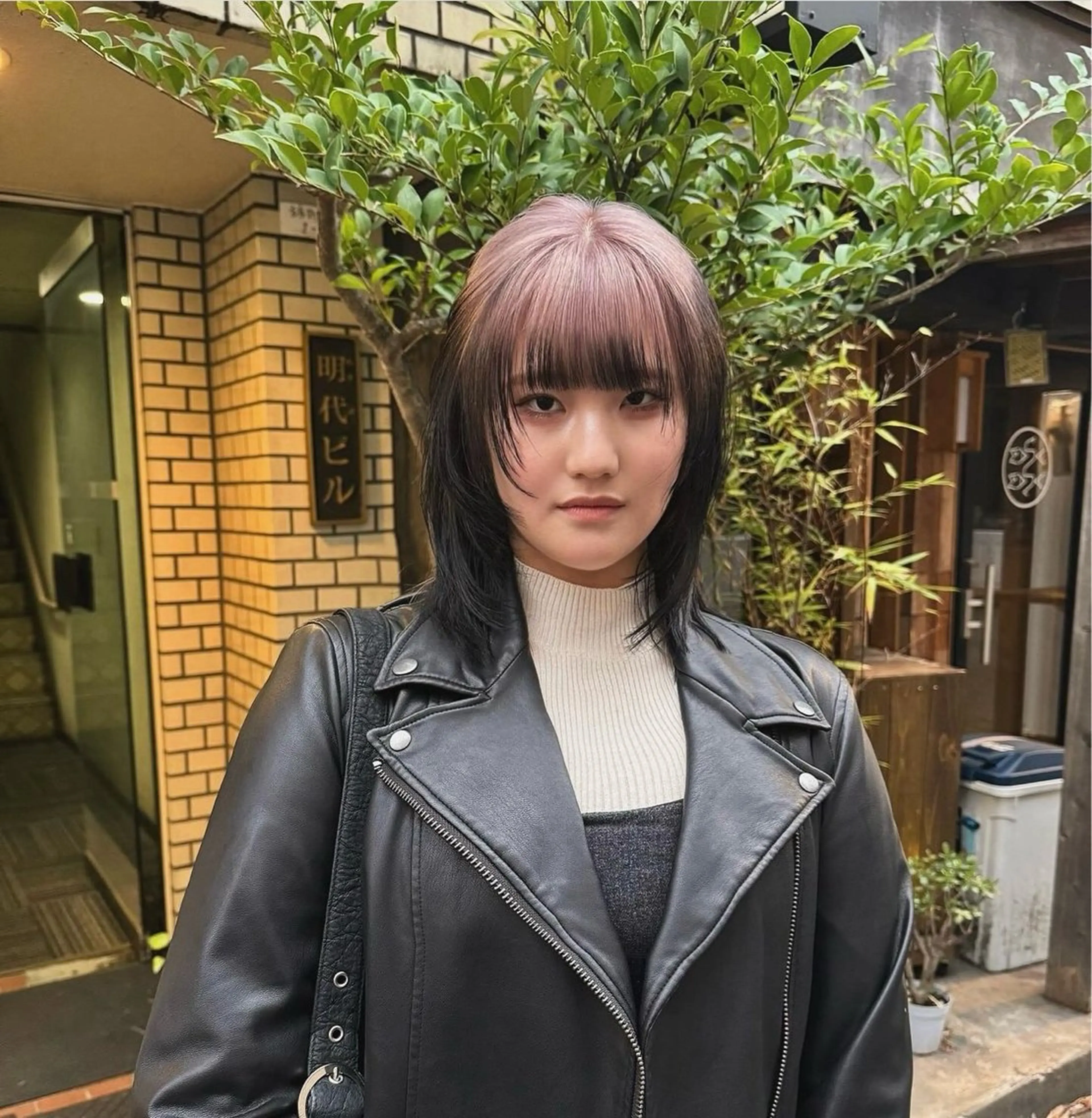 ミディアム ヘアカラー トリートメント LUCCI所属・udaハイトーン /ボブ/レイヤーのヘアスタイル