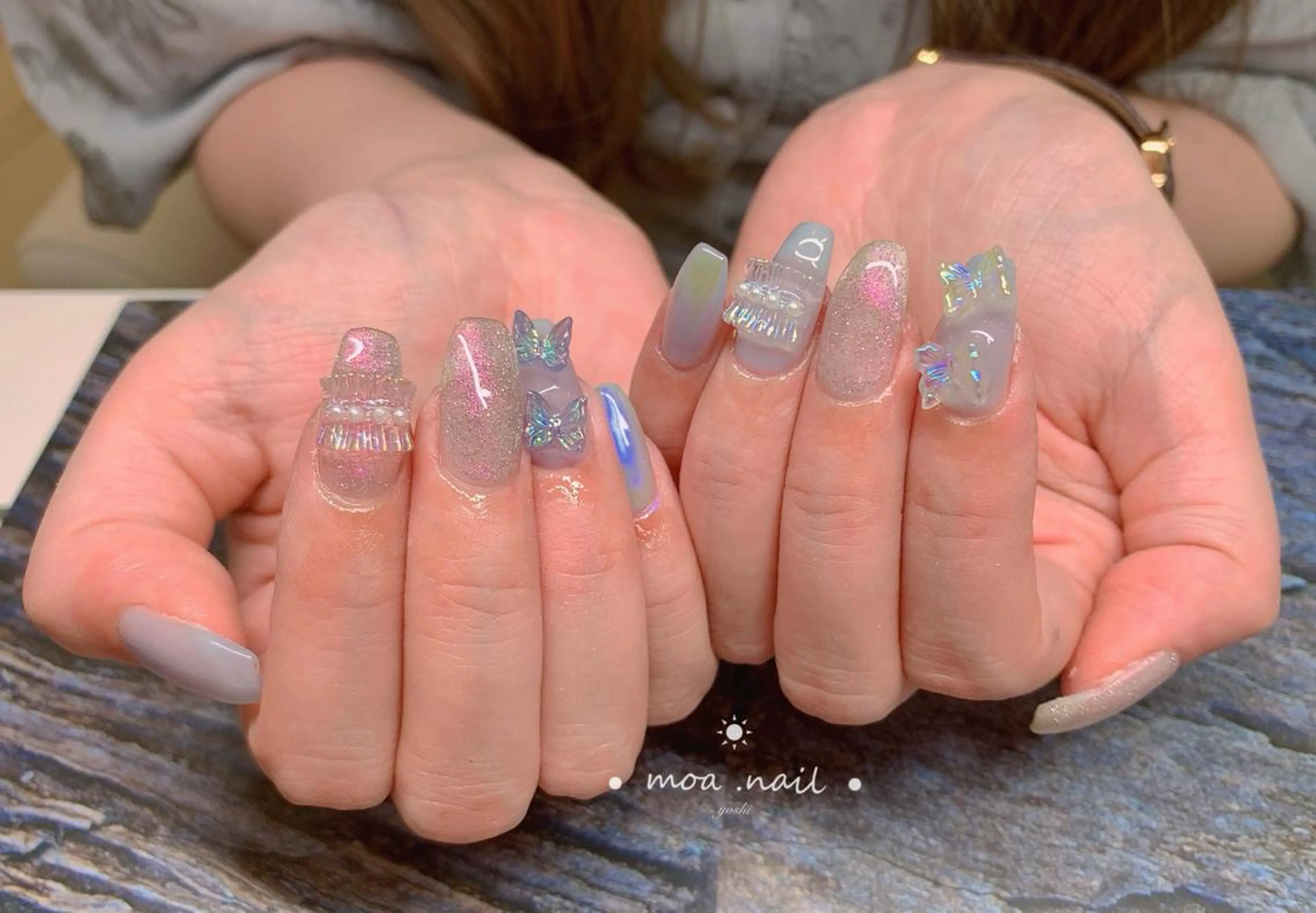 ネイル ジェルネイル パラジェル MOA NAIL所属・MoaNail🫶 Yoshiのネイルデザイン