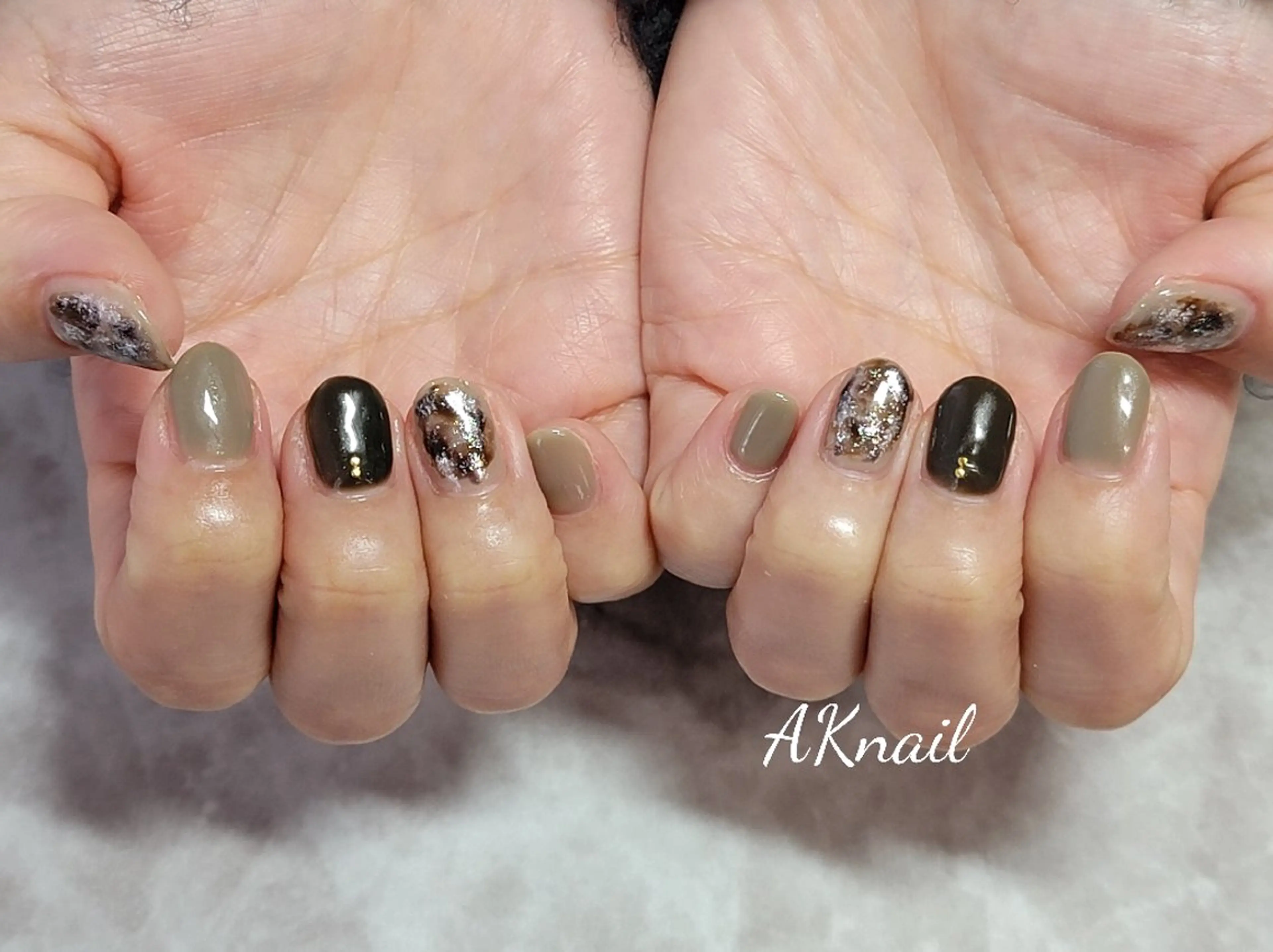 ネイル ネイル&巻き爪サロン 　AKnailのネイルデザイン