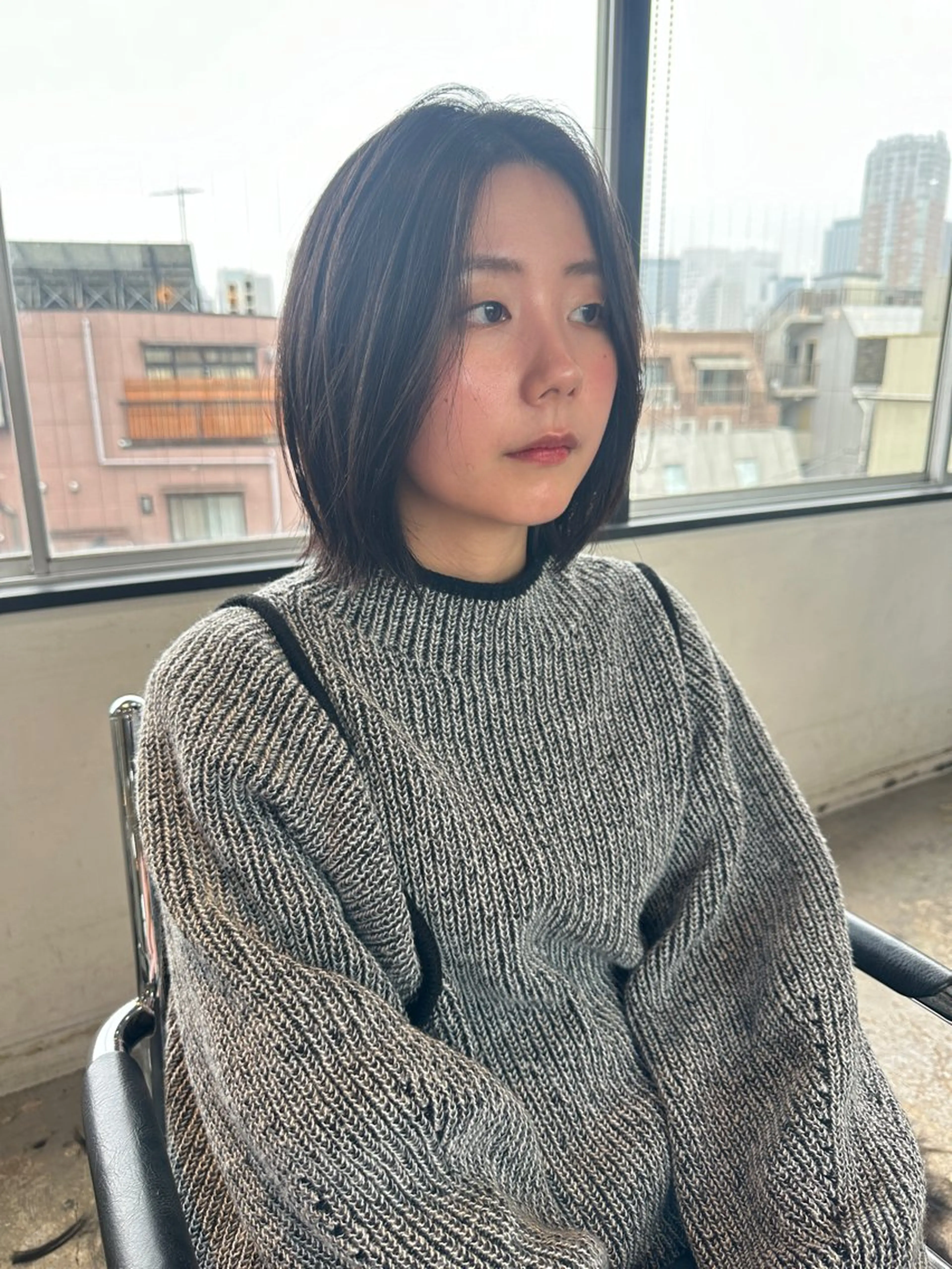 ショート カラー ヘアアレンジ ボブ stylist/蛯谷 珠里のヘアスタイル
