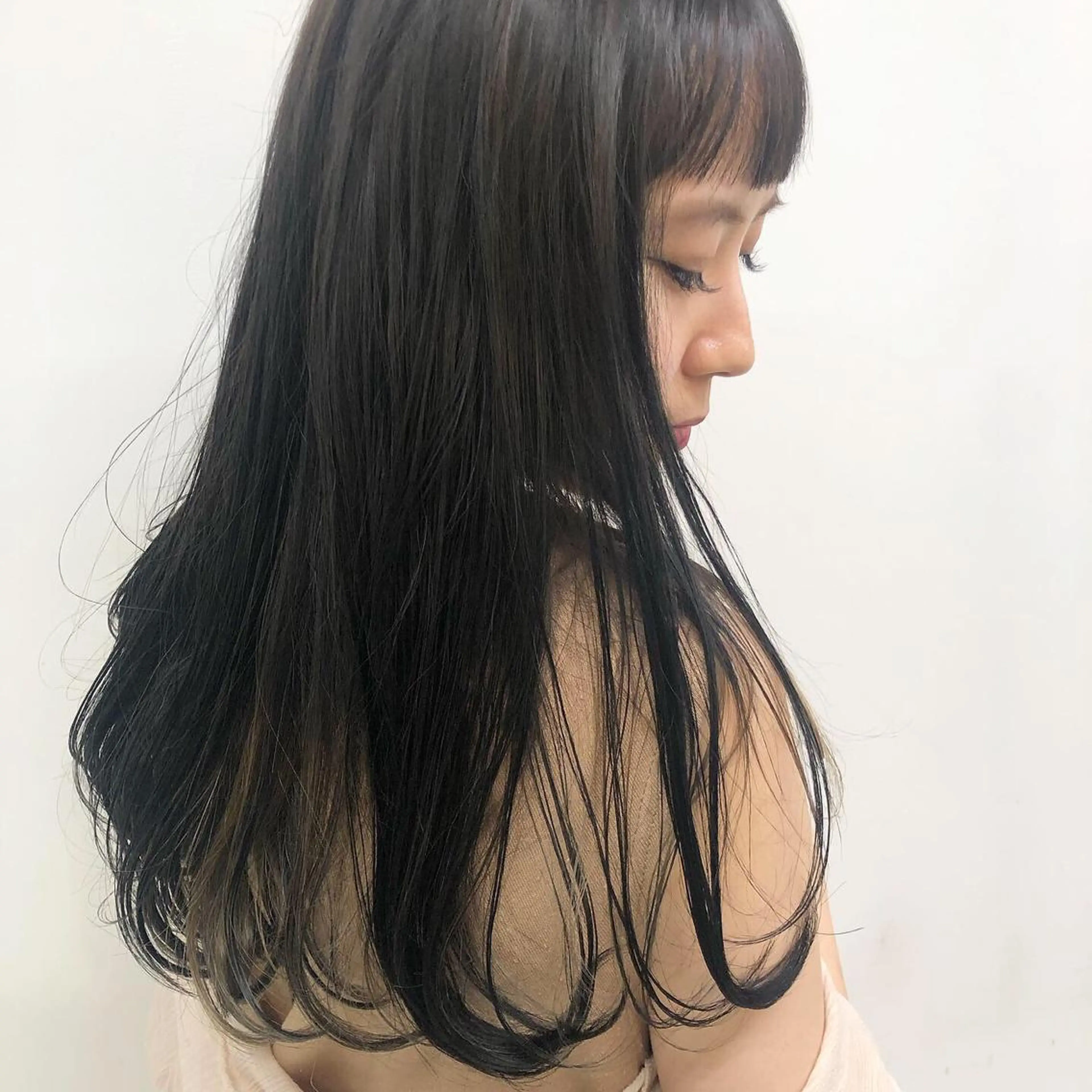 セミロング トリートメント 酸熱トリートメント ヘアカラー トリートメント ❤️sai❤️ official❤️のヘアスタイル