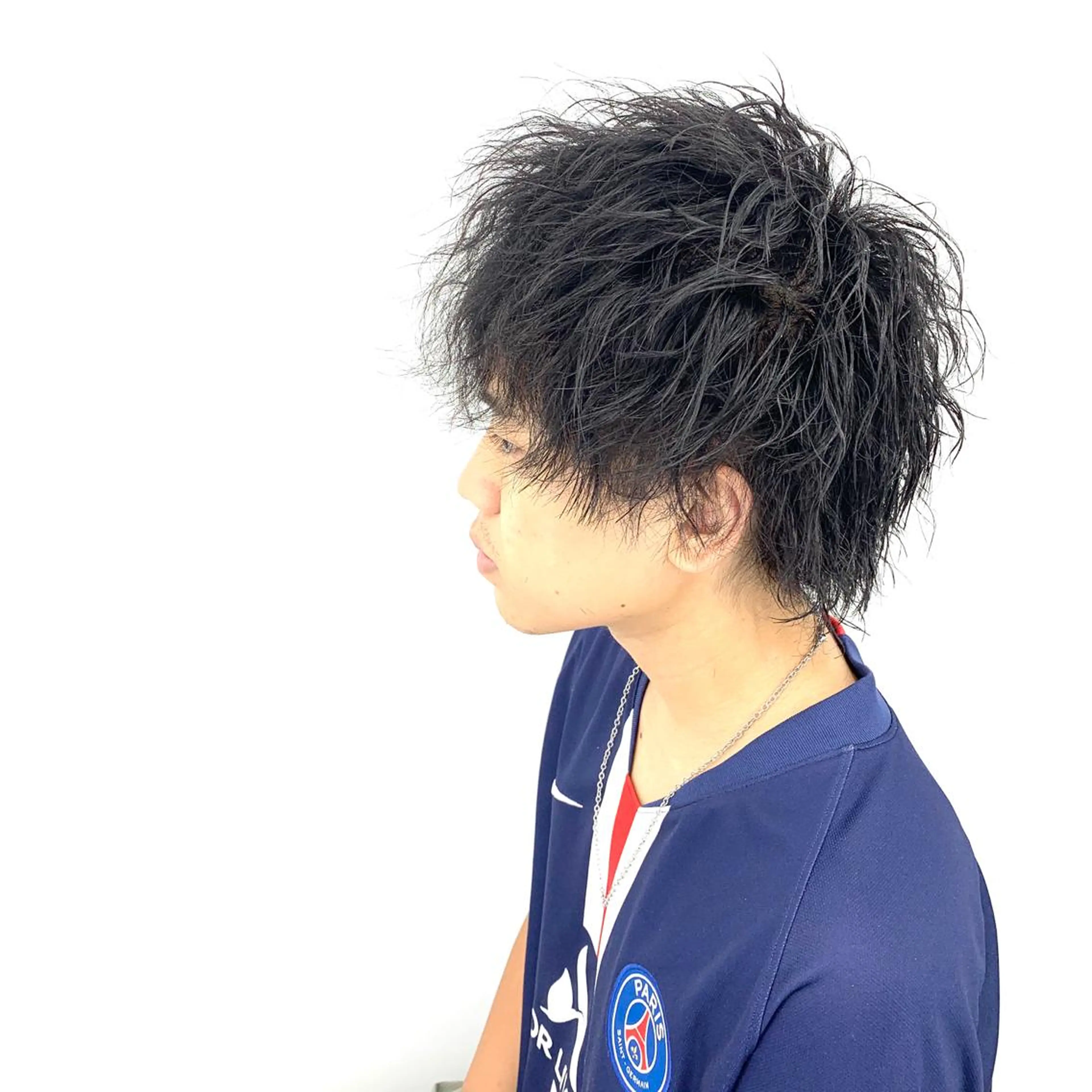 パーマ メンズ メンズパーマ メンズツイストパーマ メンズウルフカット ウルフカット ツイストパーマ カット パーマ 柏メンズカットパーマ NO.1タイチのヘアスタイル