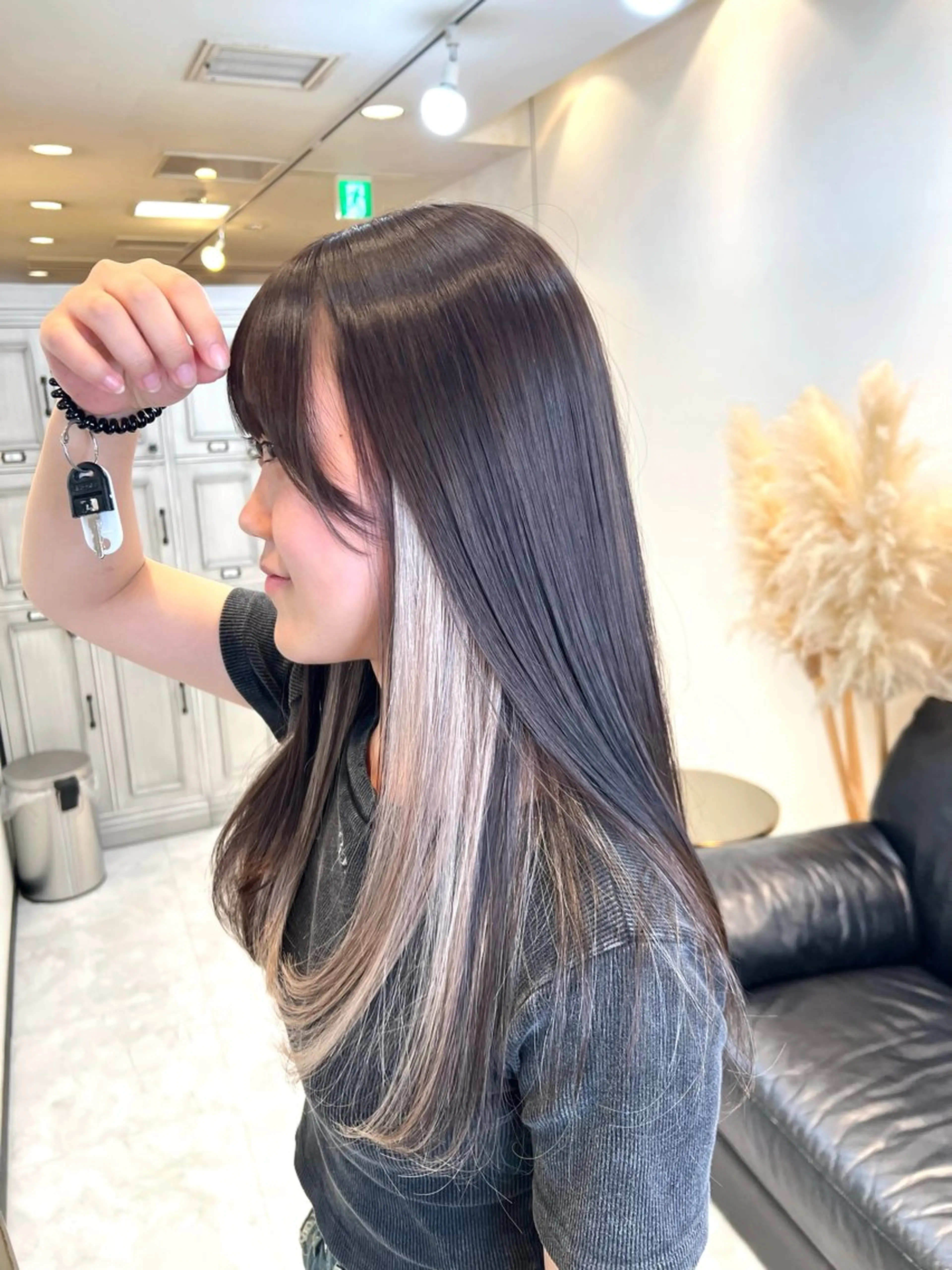 ロング エクステ ankhcross所属・𝒩𝒪𝒜 /ハイトーン/表参道のヘアスタイル