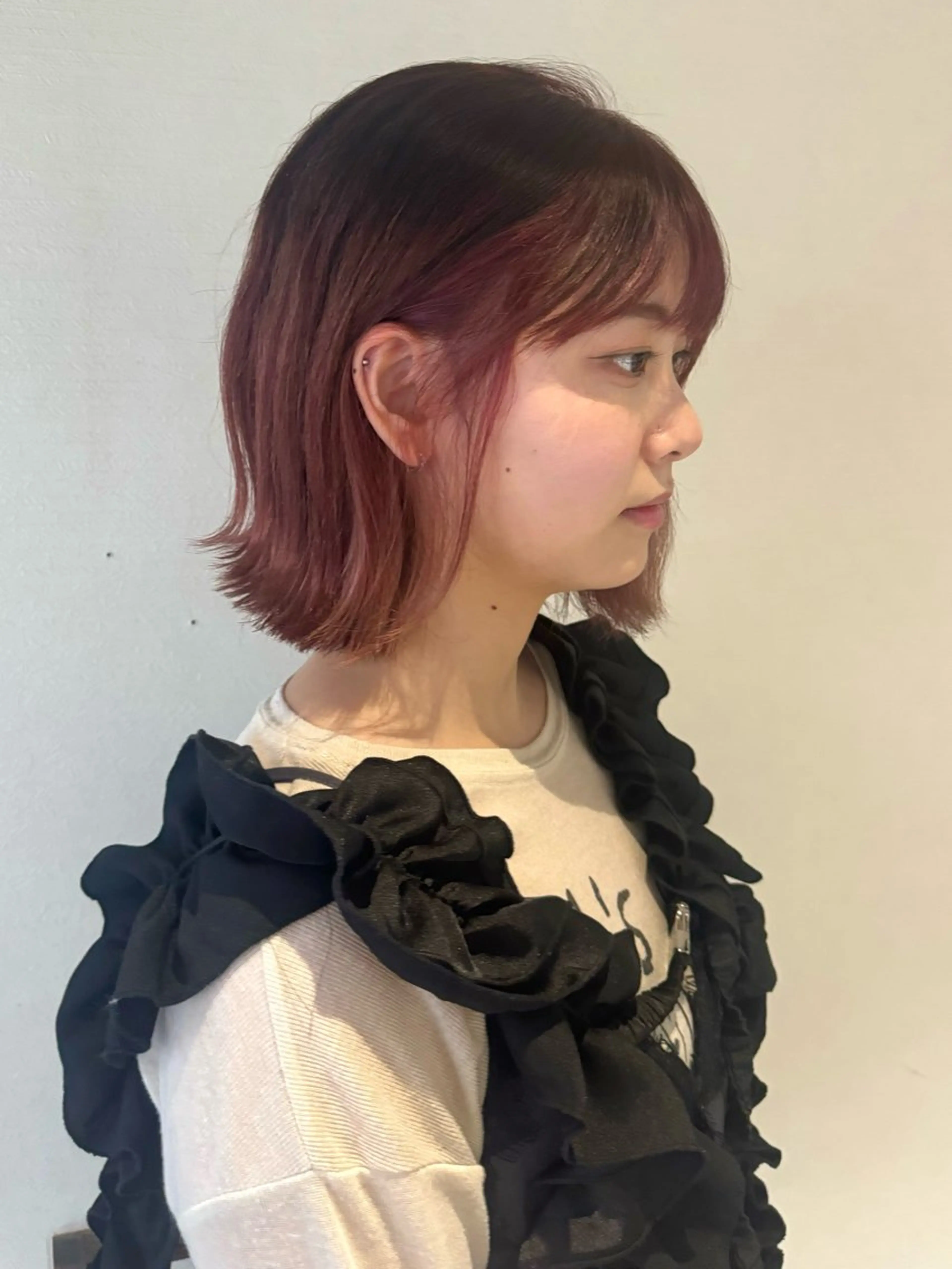 ショート ヘアカラー nito.所属・透明感カラー 🩵NATSUKIのヘアスタイル