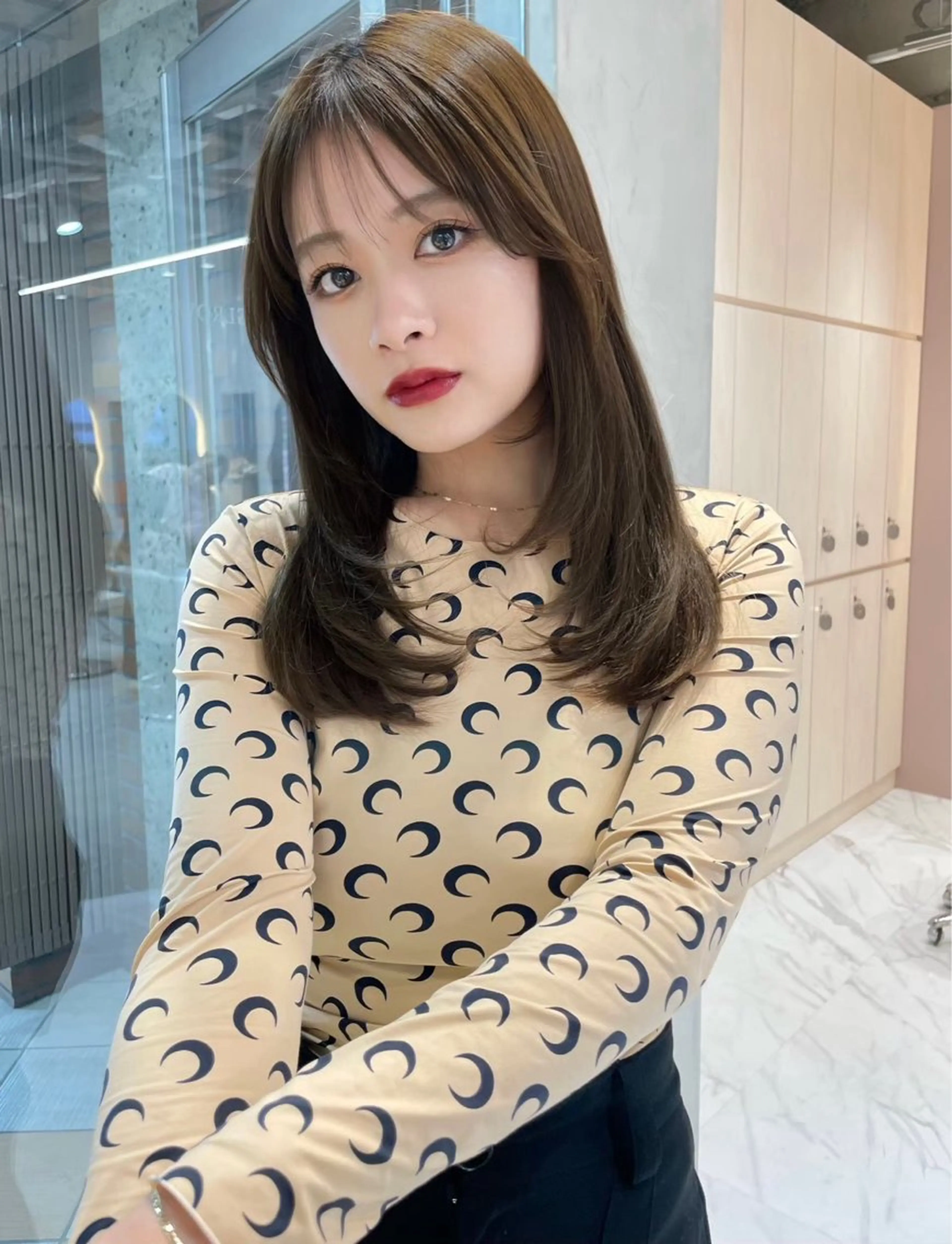 ロング 【ナチュラル可愛いレ イヤー🩶】ななみのヘアスタイル