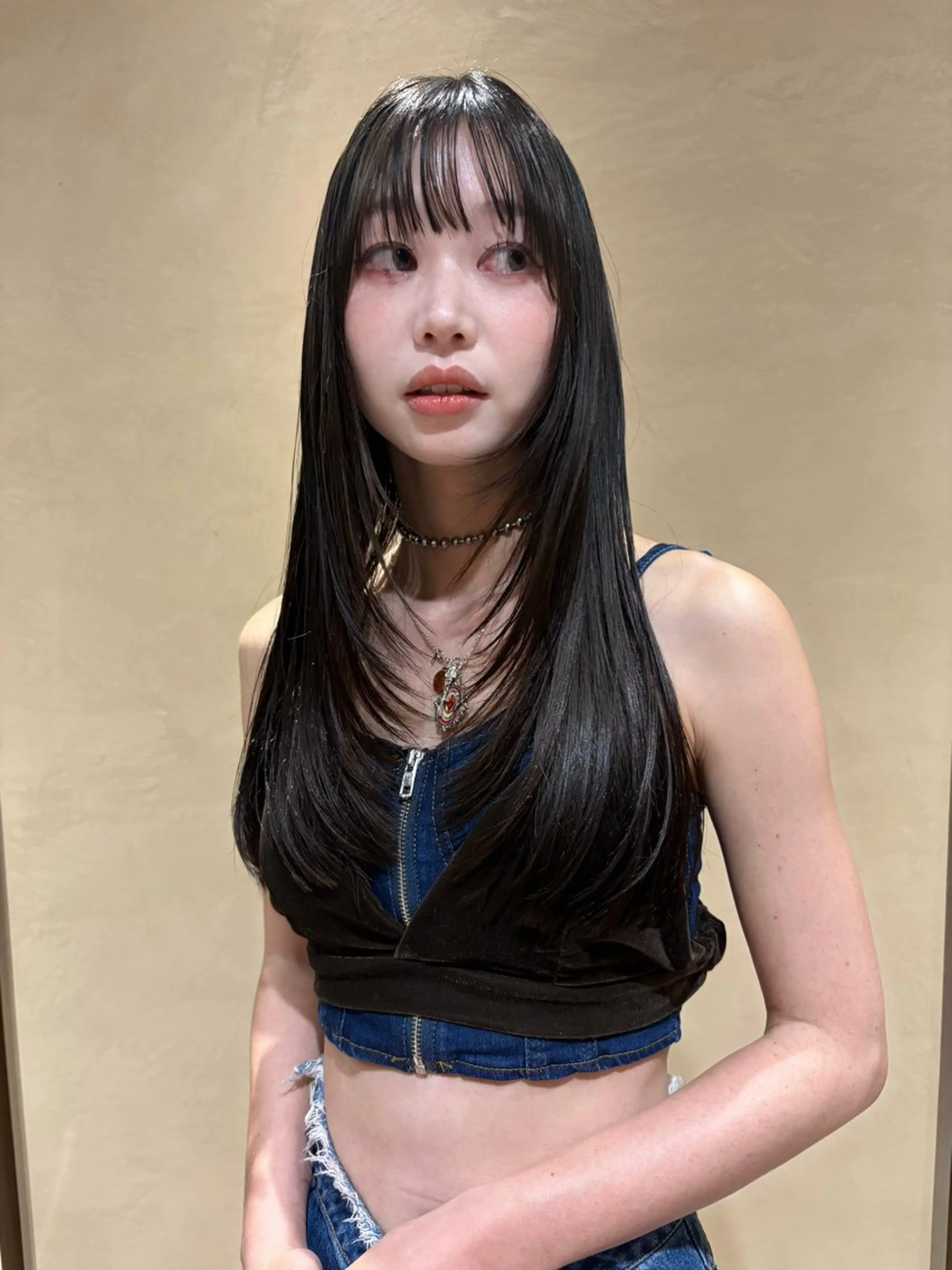 ロング ボブ/タイトアレンジ 個性派結婚式アレンジのヘアスタイル