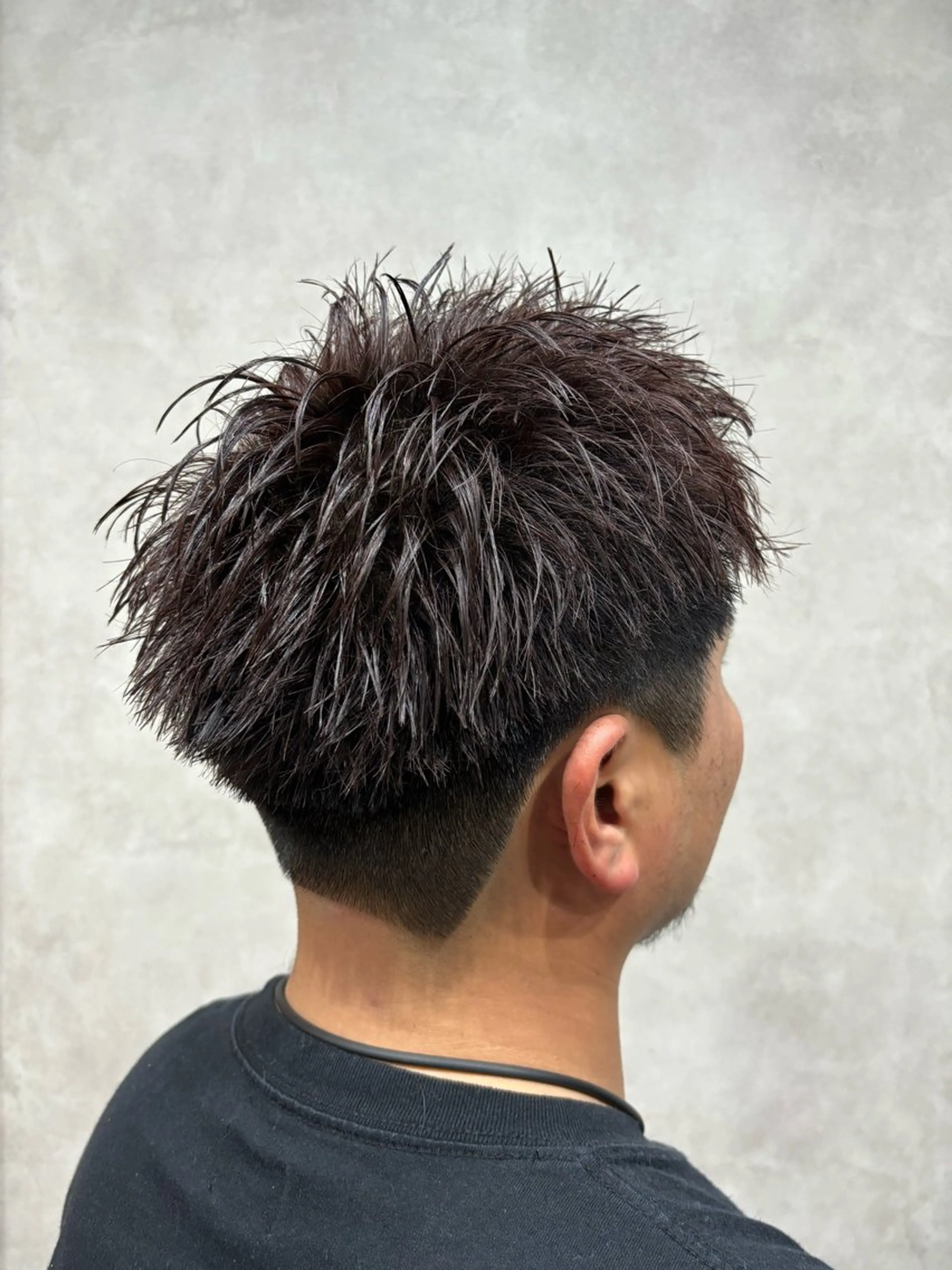 パーマ メンズ スパイキーショート EDEN店長／ 短髪／パーマ職人🔥のヘアスタイル