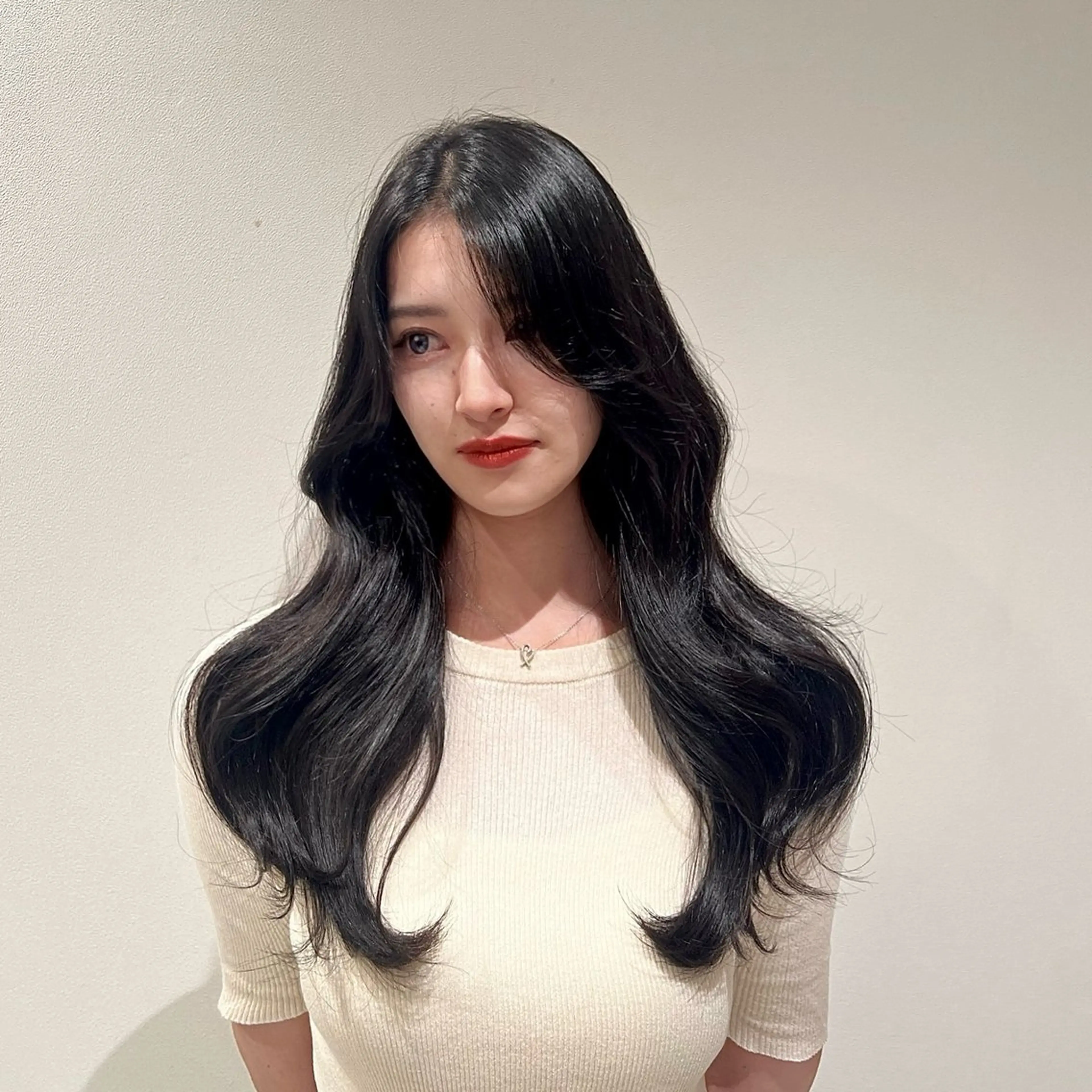 【🧁🎀透明感ツヤカラー🌟】カラー➕超音波1stepトリートメント🤍の写真