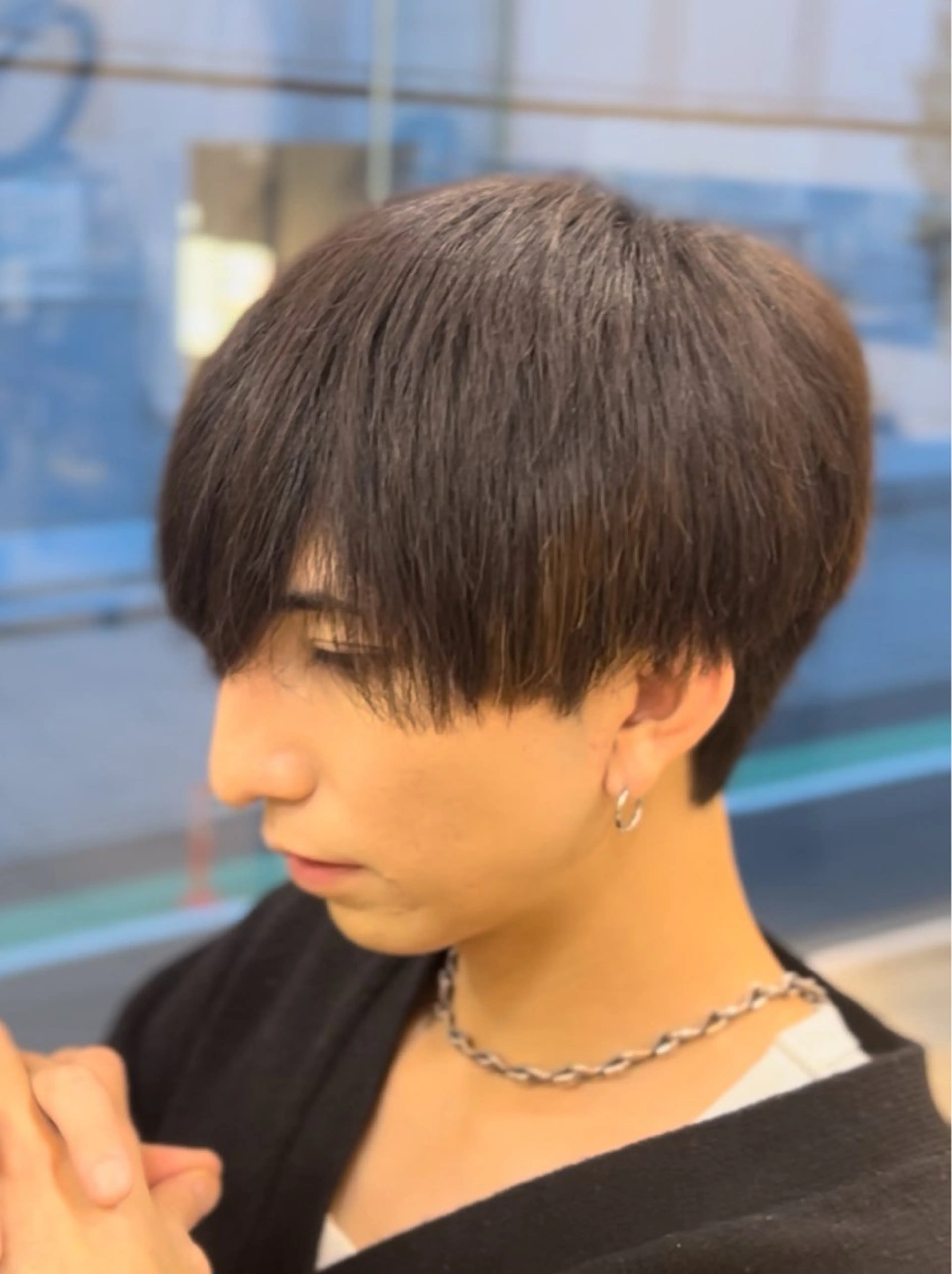 【12月新規様限定メンズナチュラル縮毛矯正】カット＋顔周り前髪縮毛矯正¥14500→¥9000の写真