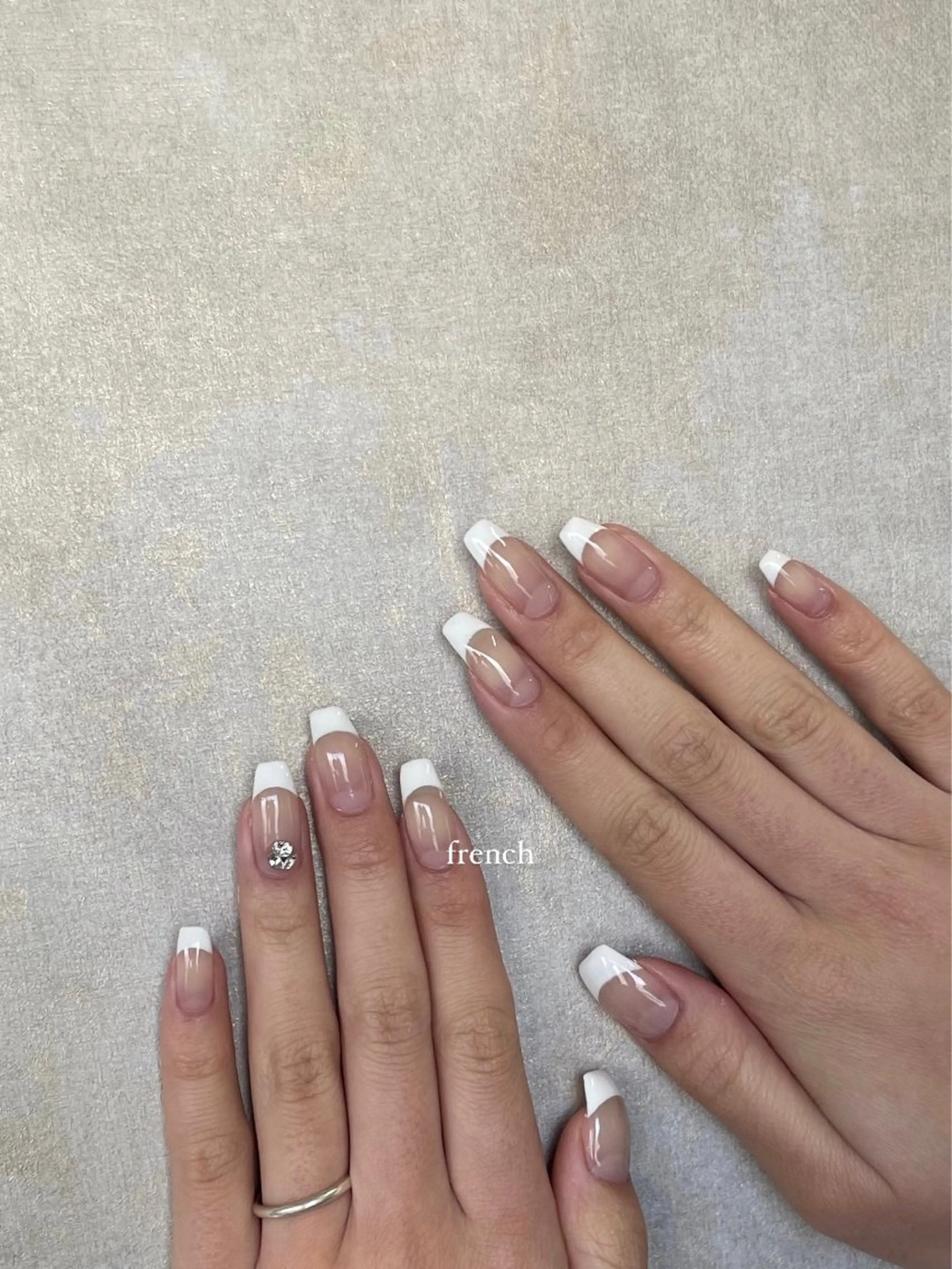 ネイル フレンチネイル atelier d Cocoのネイルデザイン