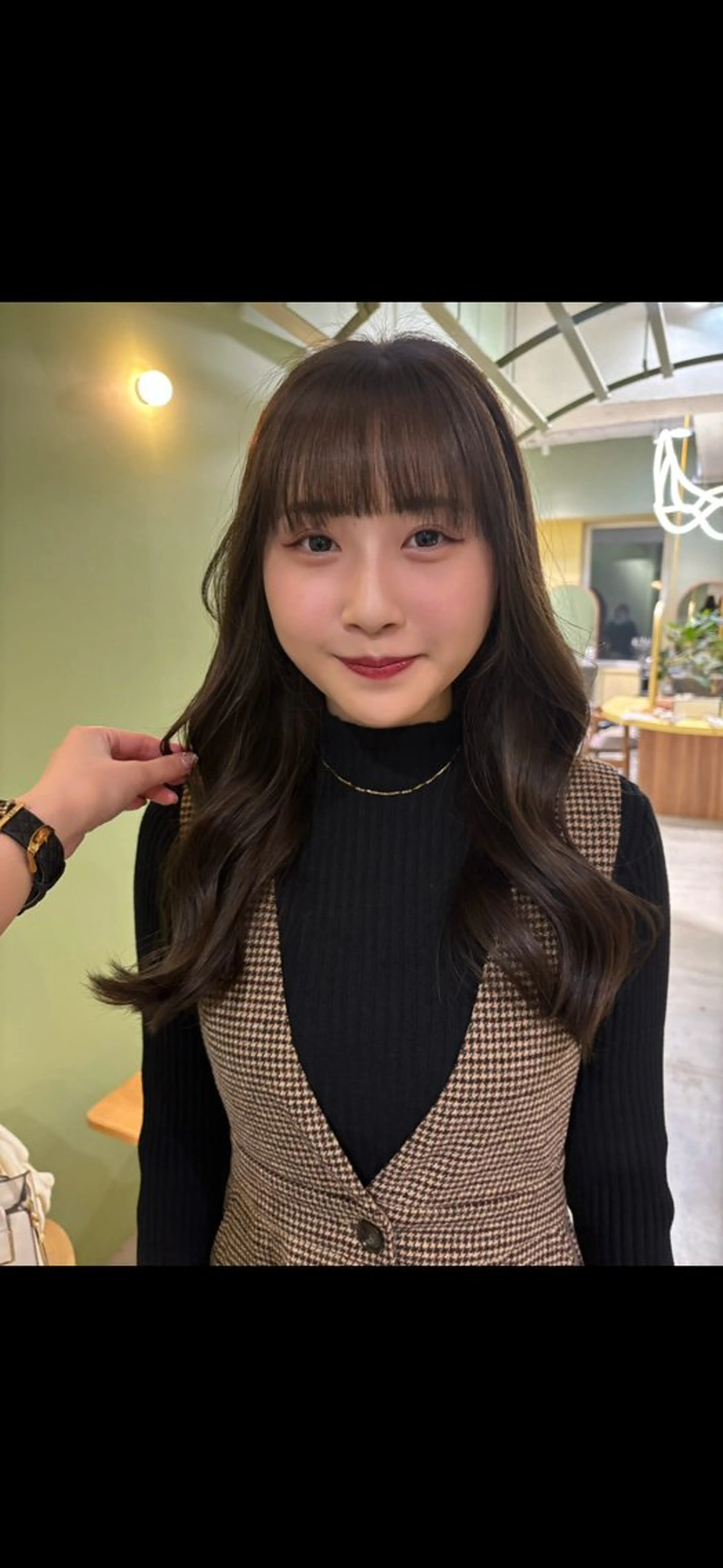 ロング カット ヘアカラー トリートメント レイヤー/透明感 カラー/nanokaのヘアスタイル