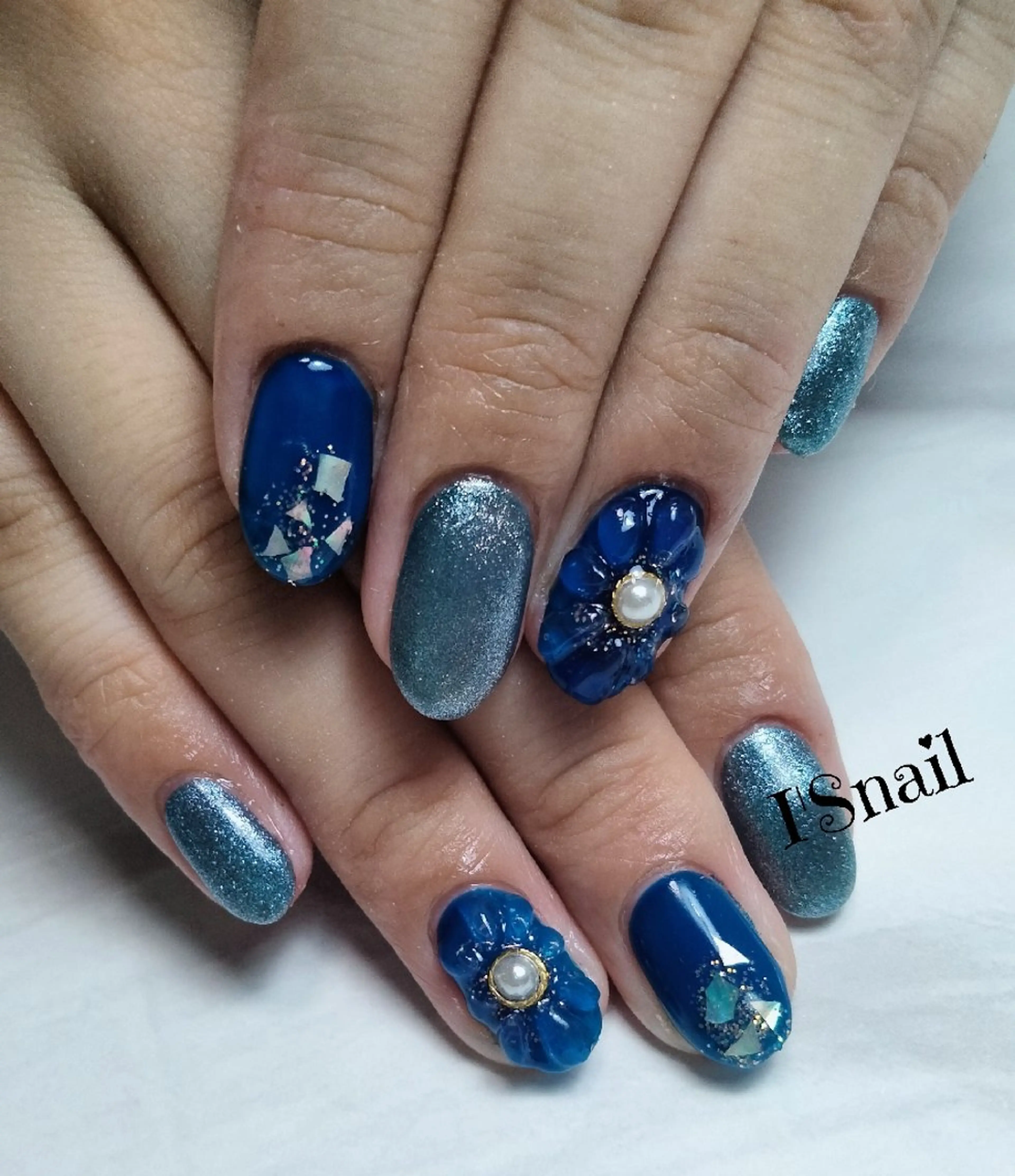 ネイル フラワーネイル ぷっくりネイル I'S nail 佐野のネイルデザイン