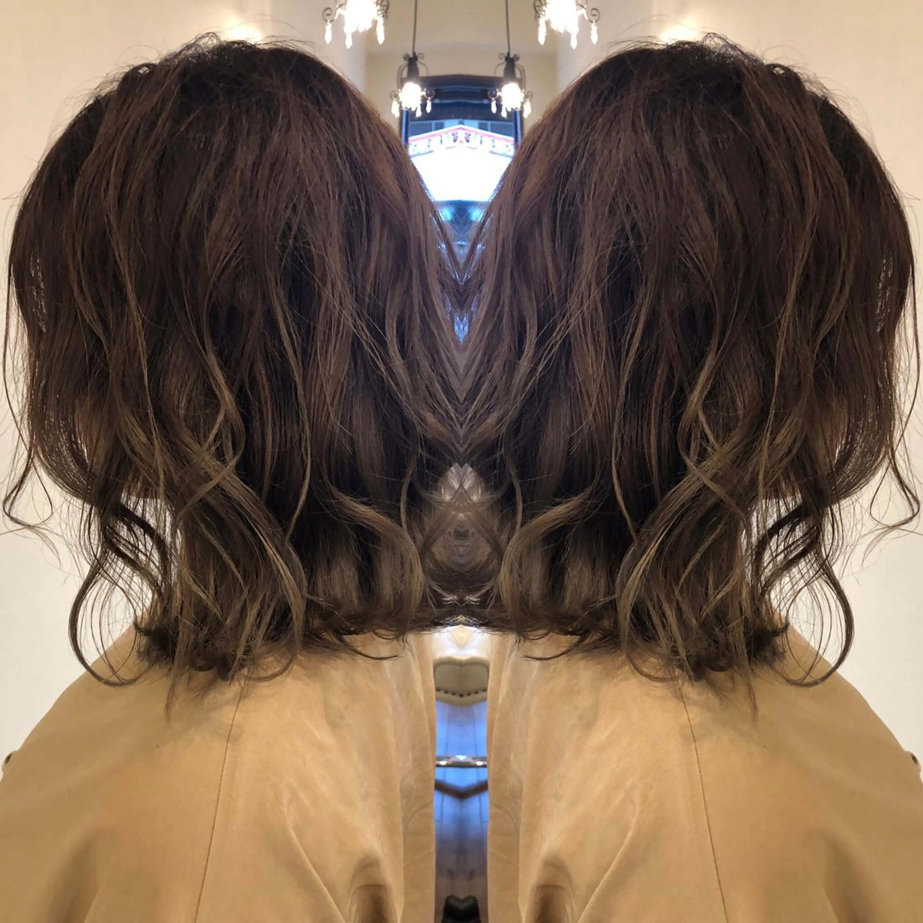 ミディアム カラー Hair make VERDA所属・宮下 耕平のヘアスタイル