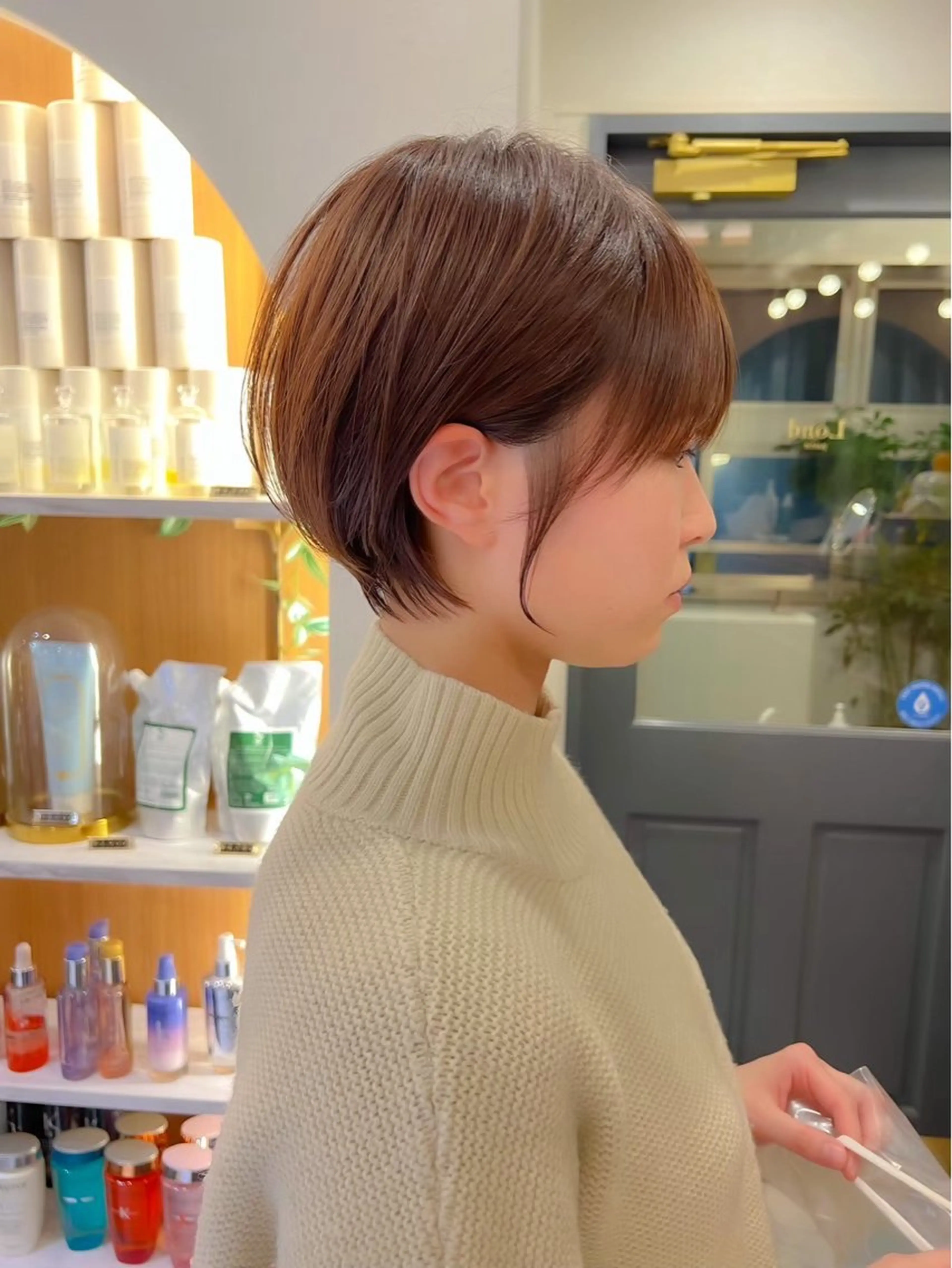 ショート ショートヘア 小顔カット カット ヘアカラー トリートメント ヘッドスパ taiga ショート /レイヤー/矯正🌈のヘアスタイル