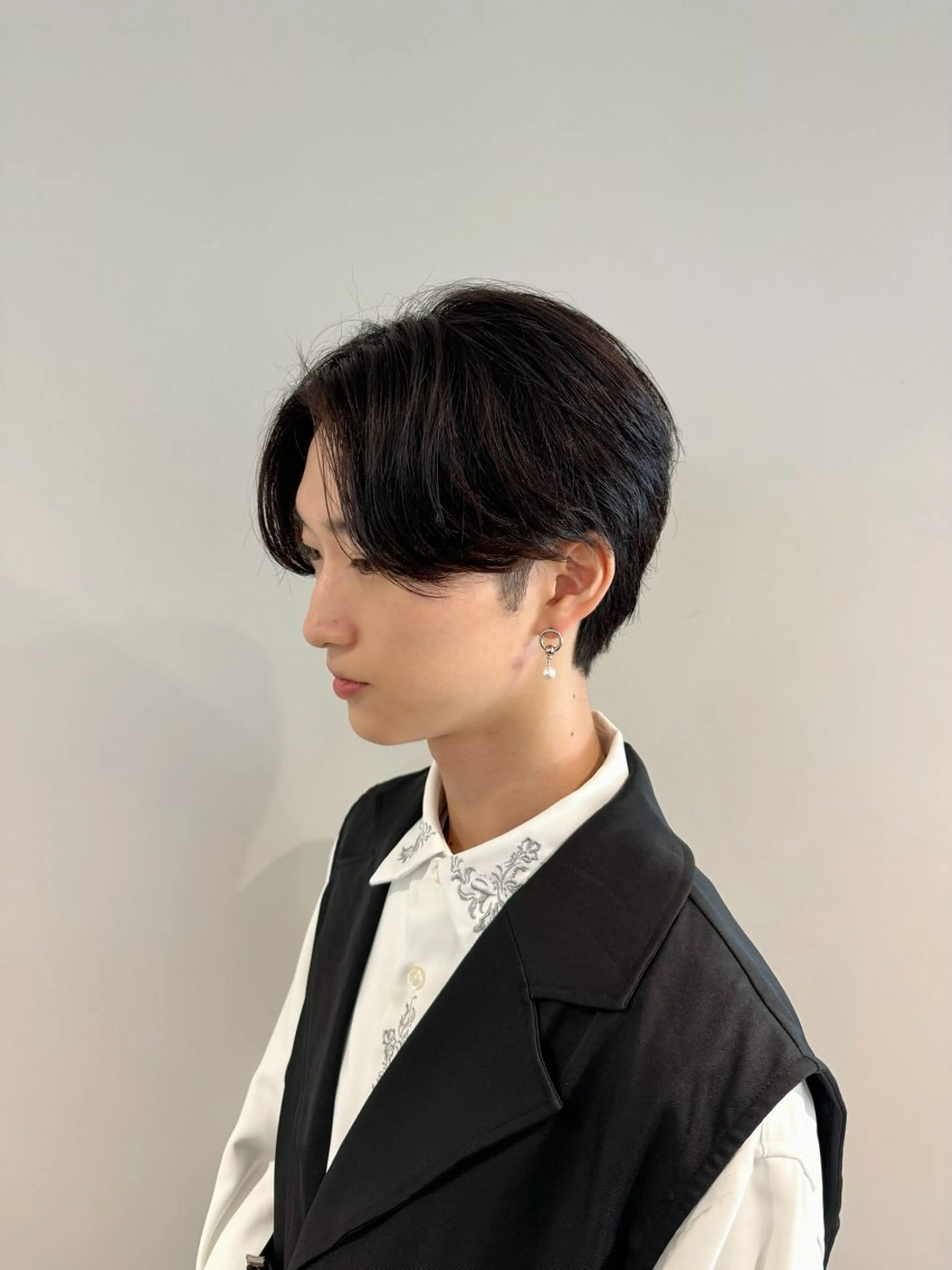 ミディアム メンズ ミディアムパーマ メンズパーマ Tink　天神店所属・今村賢治/メンズ/ レイヤー✨艶カラーのヘアスタイル