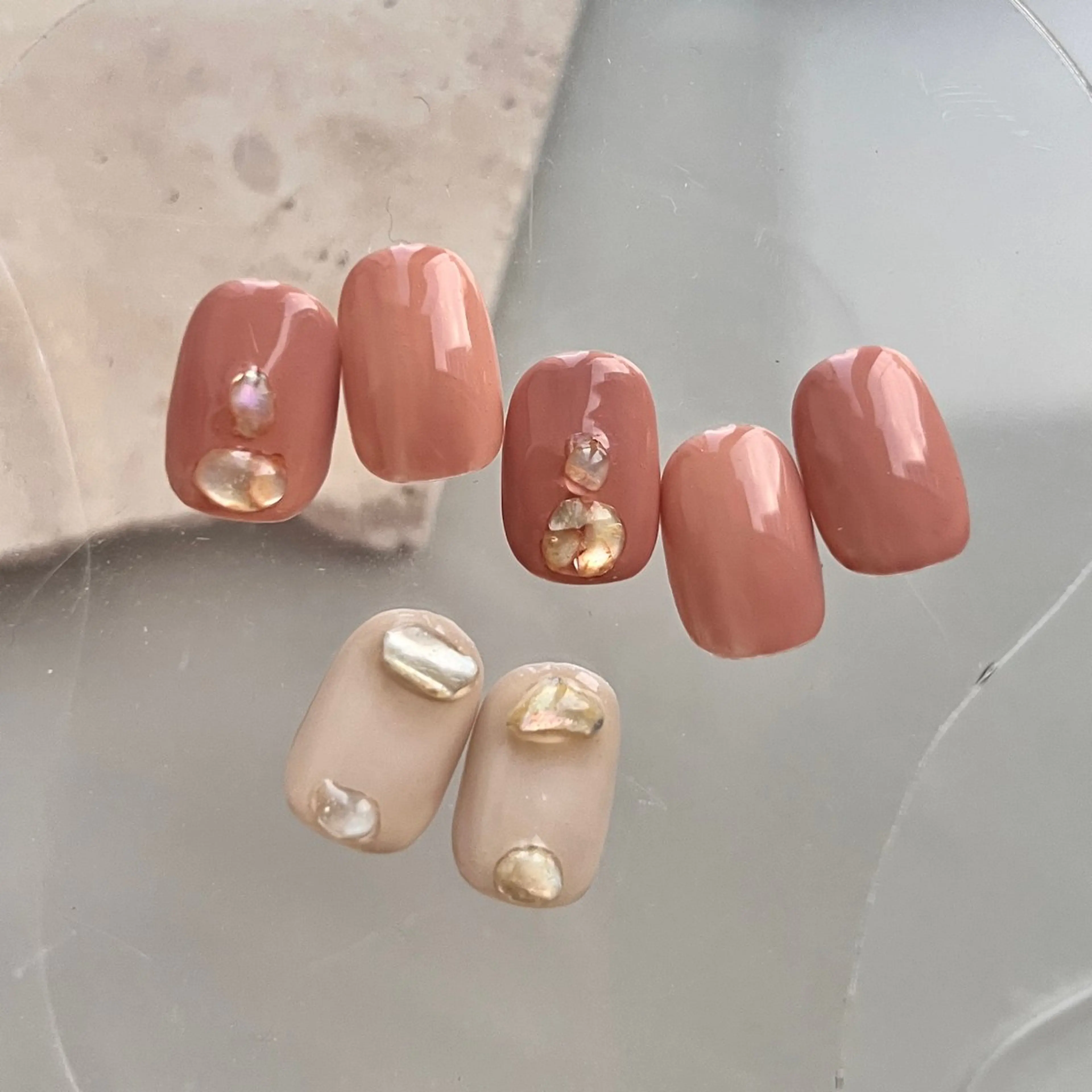 ネイル シンプルネイル 深田 美雪のネイルデザイン