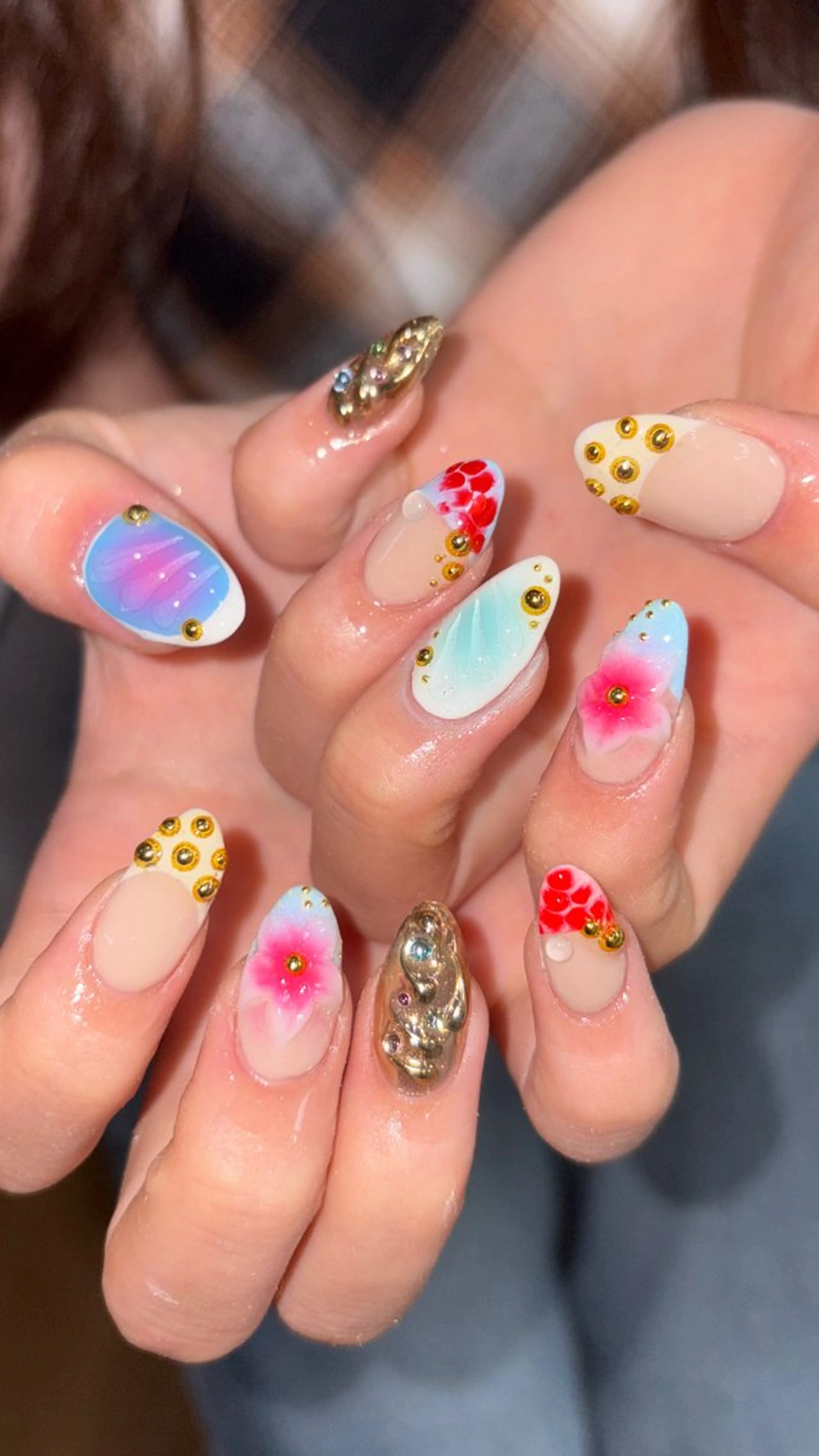 ネイル ハンドネイル ⟡.·coco⟡.· 1月予約受付中のネイルデザイン