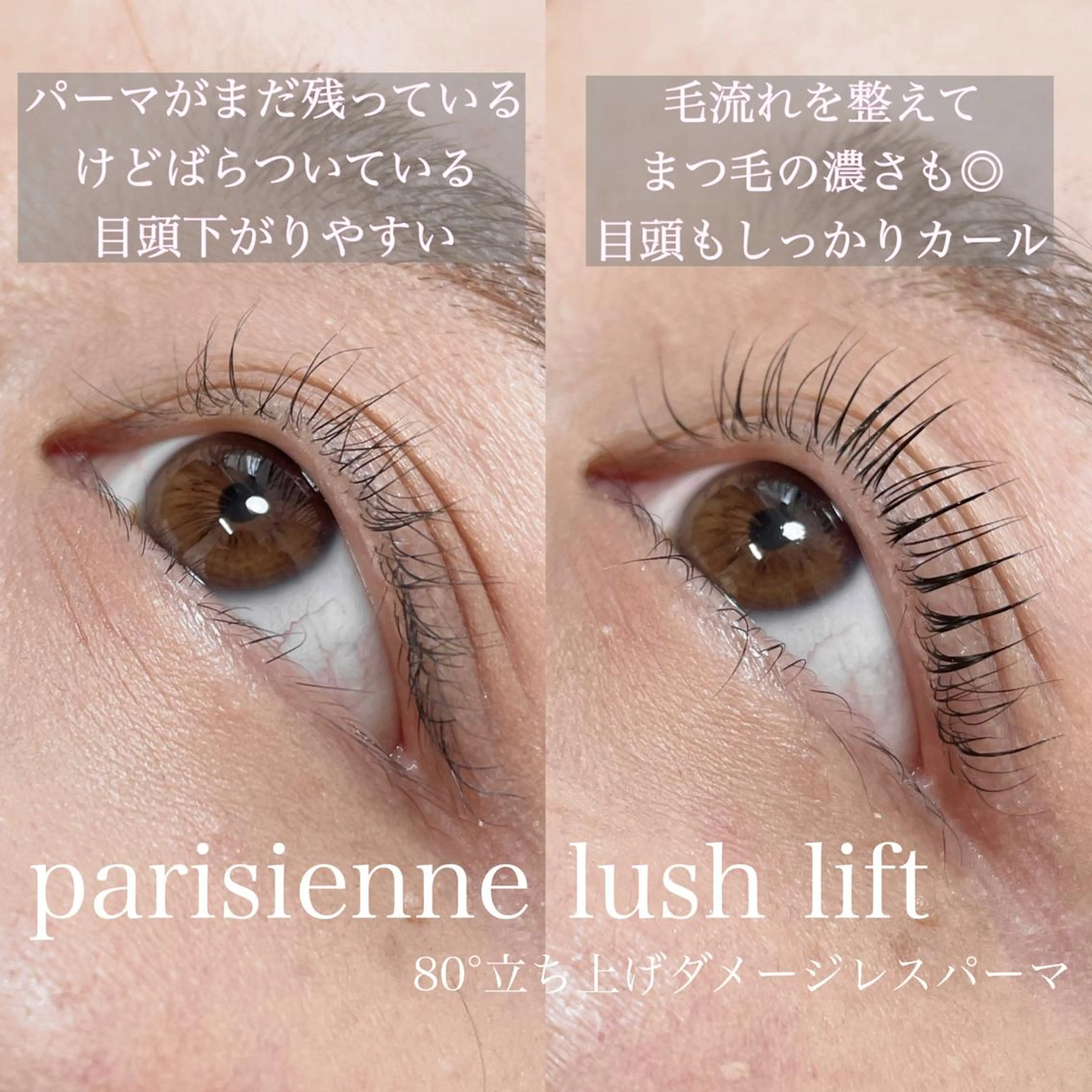 マツエク・マツパ パリジェンヌラッシュリフト eight eyelash池袋店のマツエク・マツパデザイン