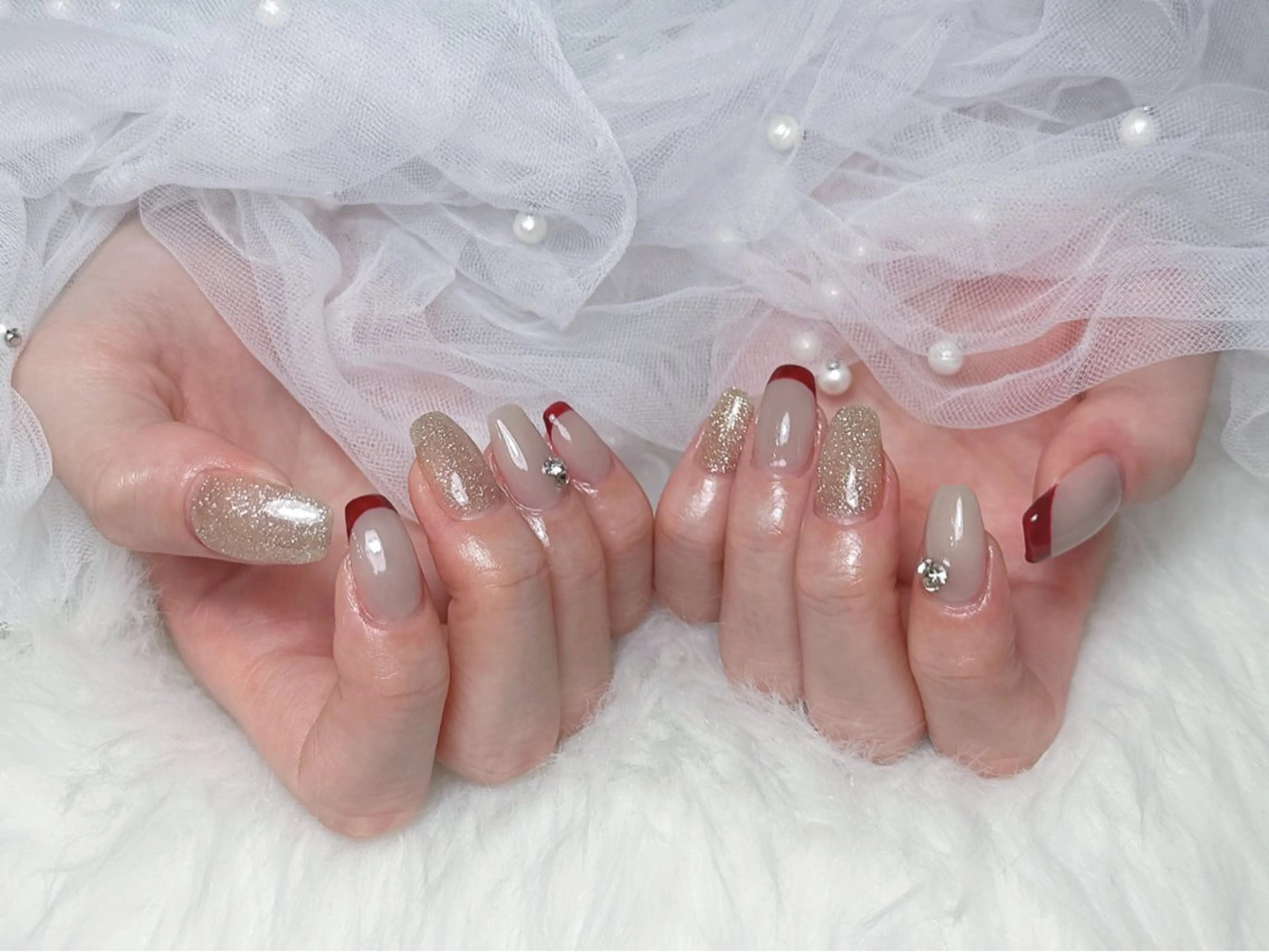 ネイル ハンドネイル 【Eclat ｴｸﾗ】nail＆beauty所属・Eclat〔ｴｸﾗ〕 MOEKA𝜗𝜚*のネイルデザイン