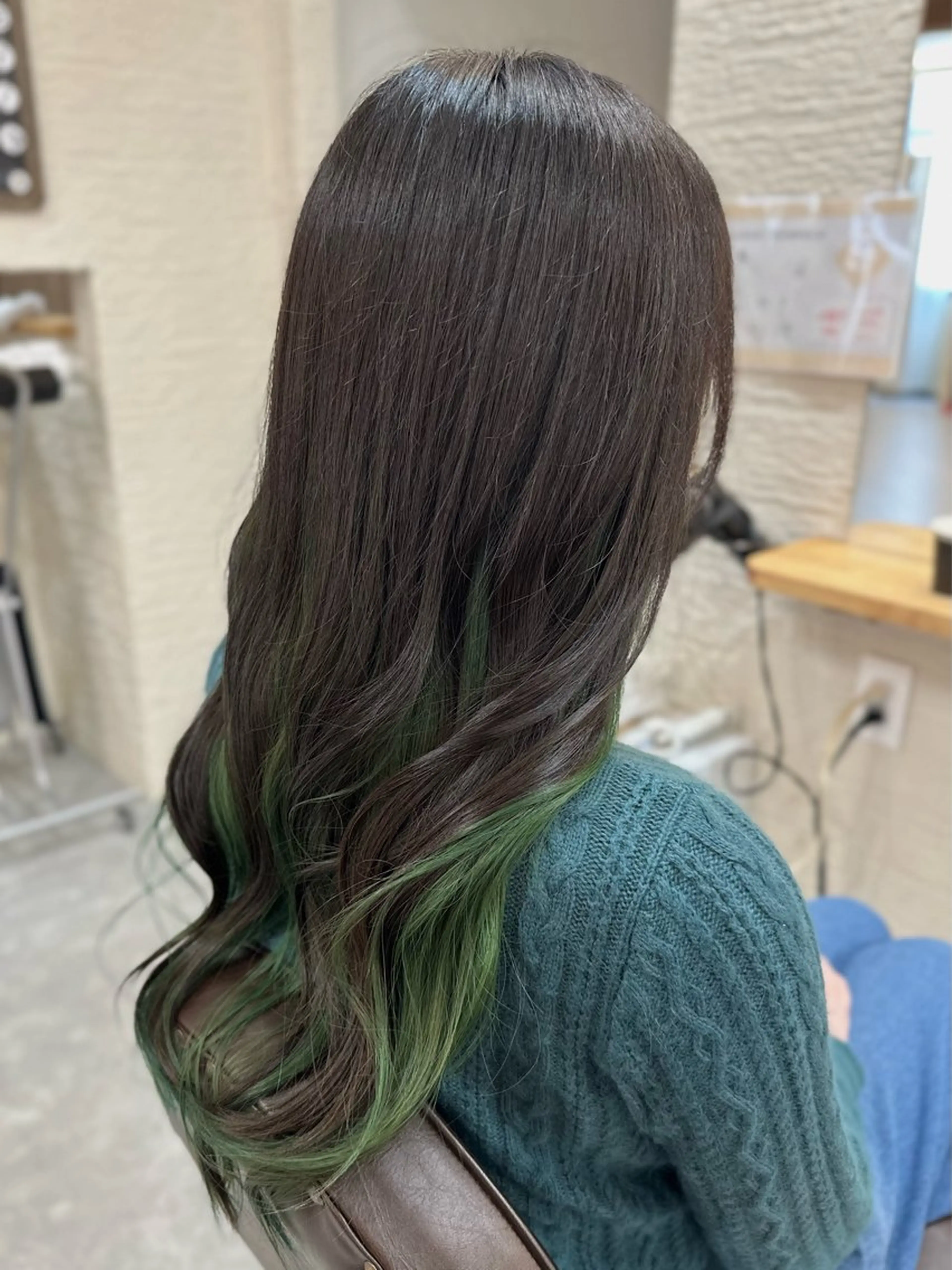 ロング カラー カット ヘアカラー ROPE🫧 フウカのヘアスタイル