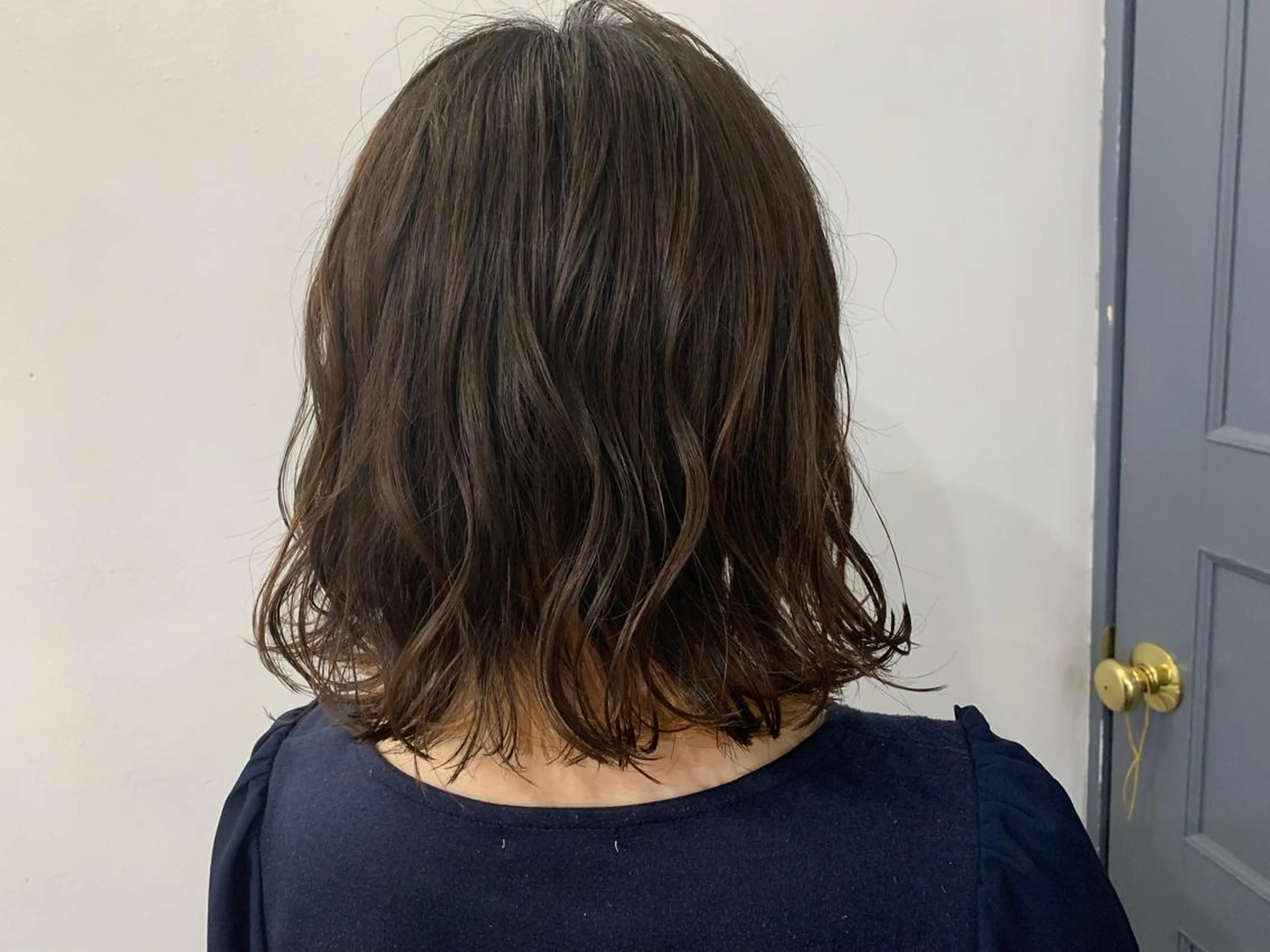 ミディアム ボブ カット トリートメント 舘谷 愛莉のヘアスタイル