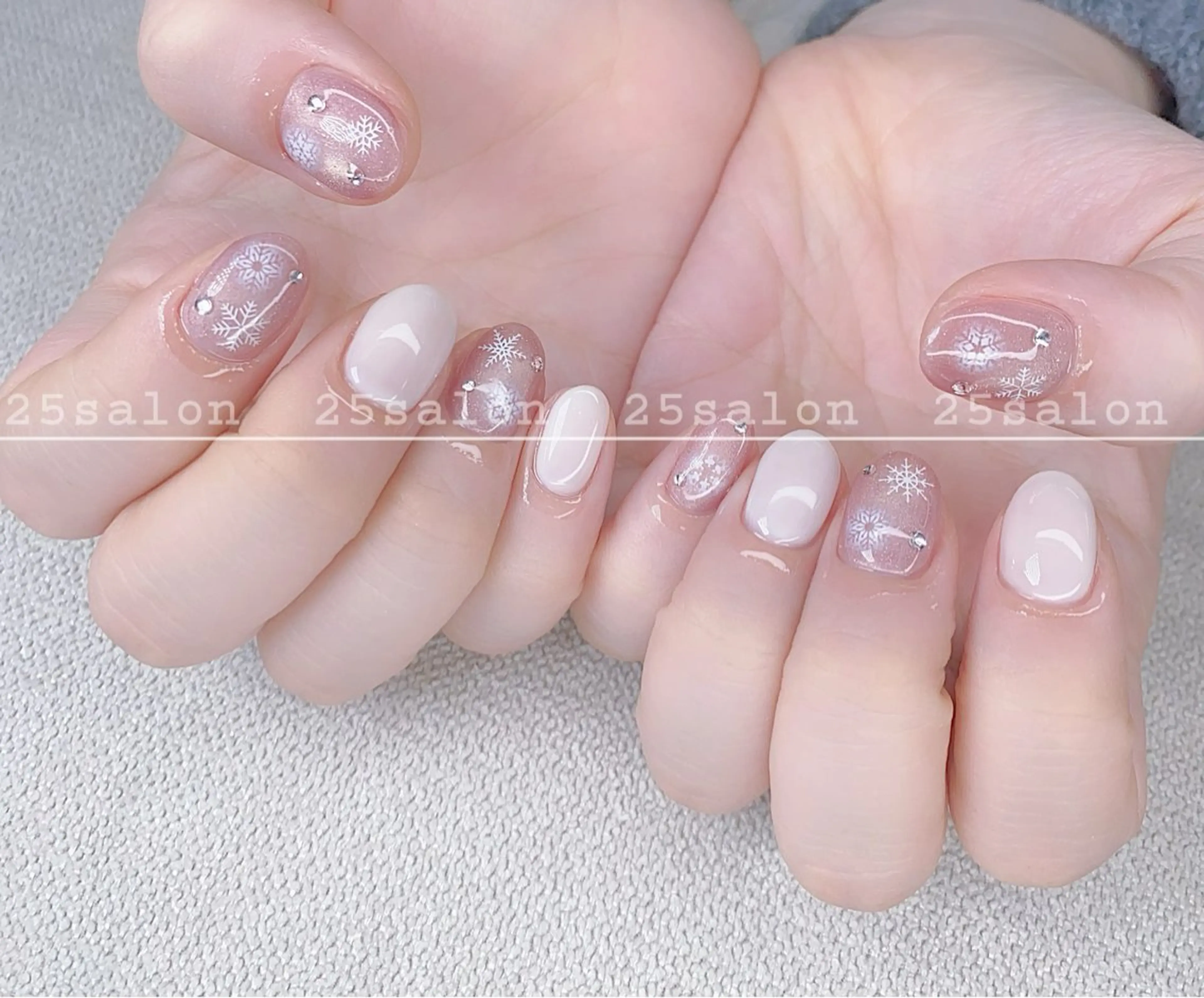 ネイル ジェルネイル 韓国ネイル ニュアンスネイル パラジェル ワンホンネイル 2 5のマツエク・マツパデザイン