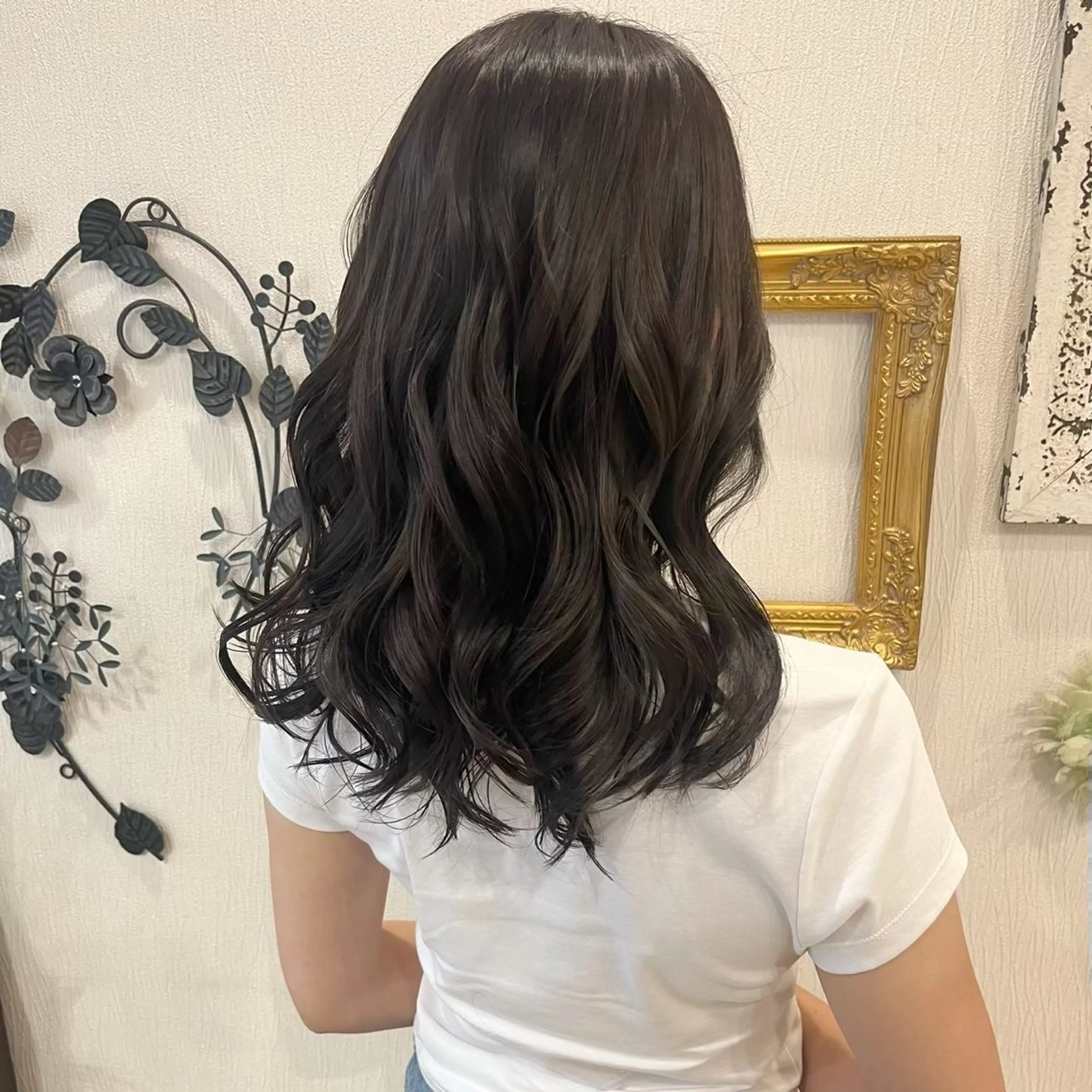 セミロング カラー カット ヘアカラー レイヤーカット/艶髪 /パーマaikoのヘアスタイル